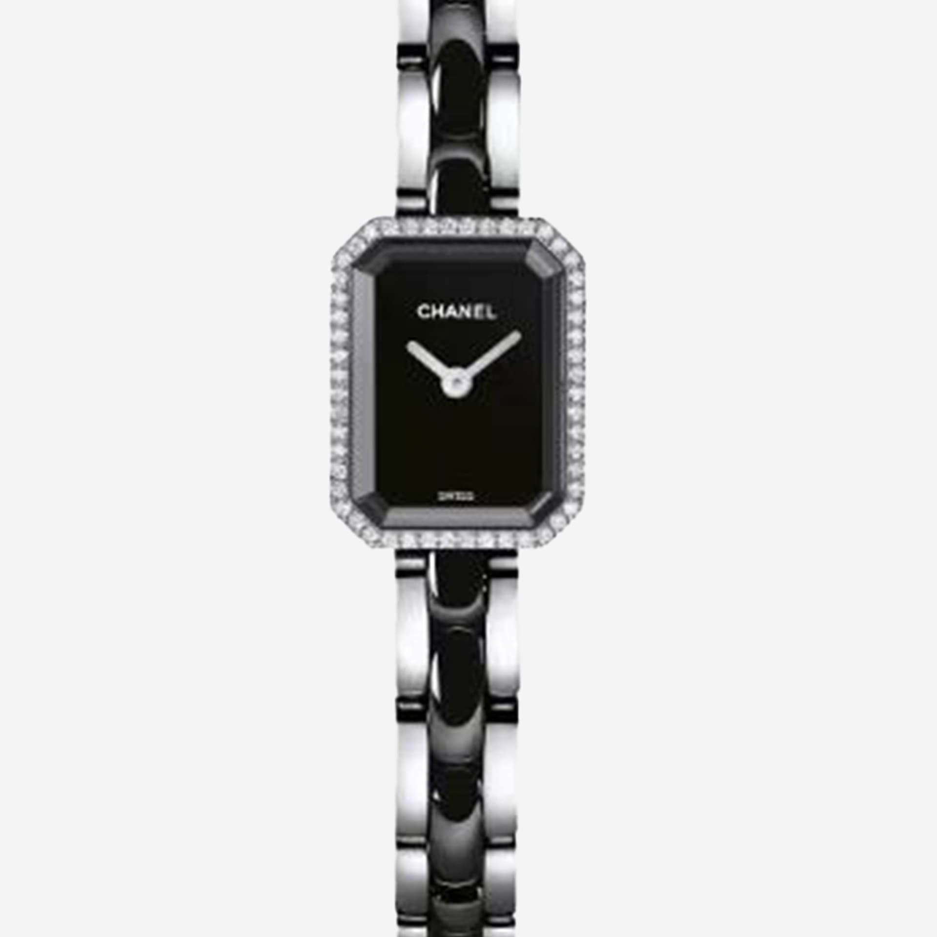 Chanel Premiere H2163 Quartz Black Stainless Steel Women&rsquo;s Wristwatch 15 mm