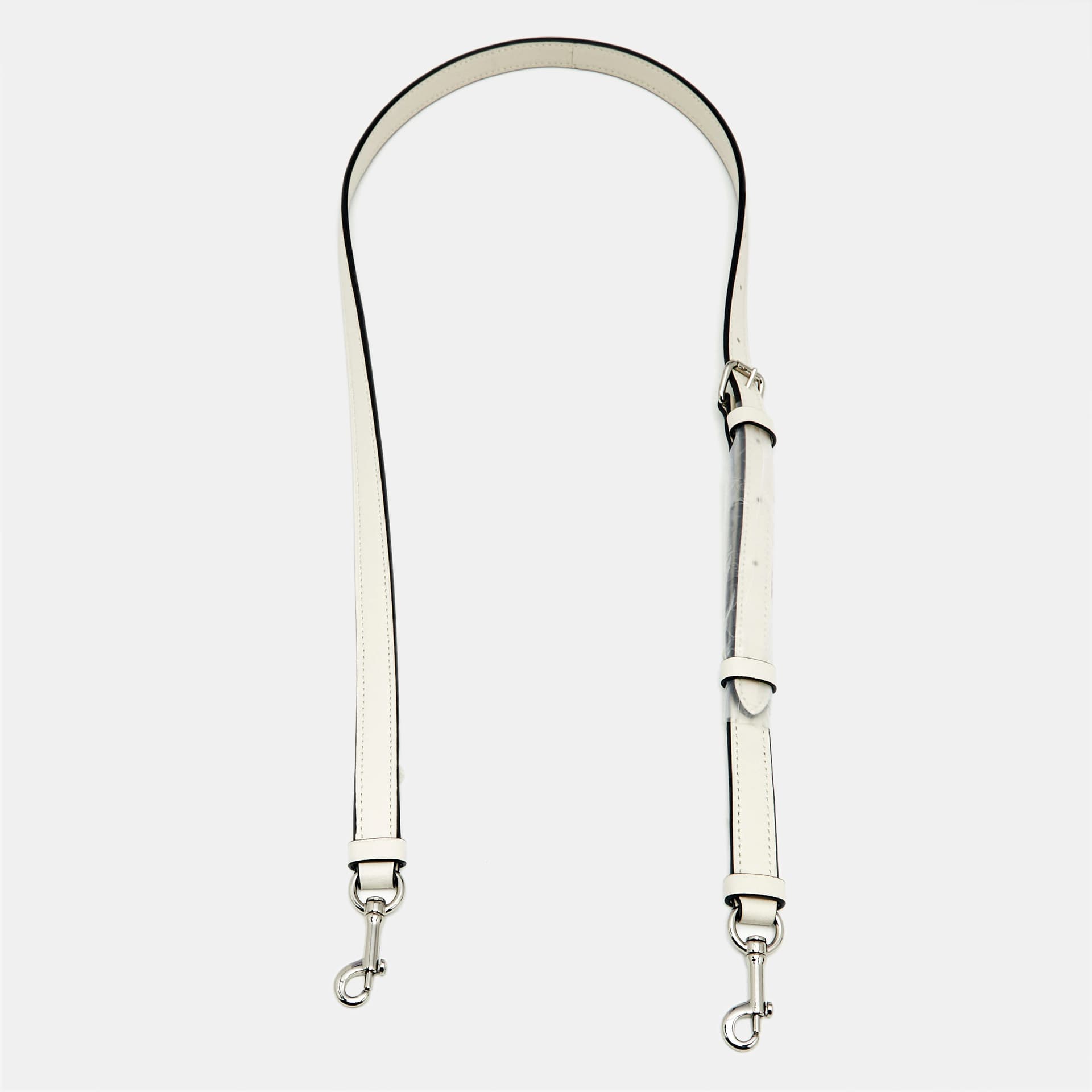 Coach Off White Leather Adjustable Shoulder Bag Strap