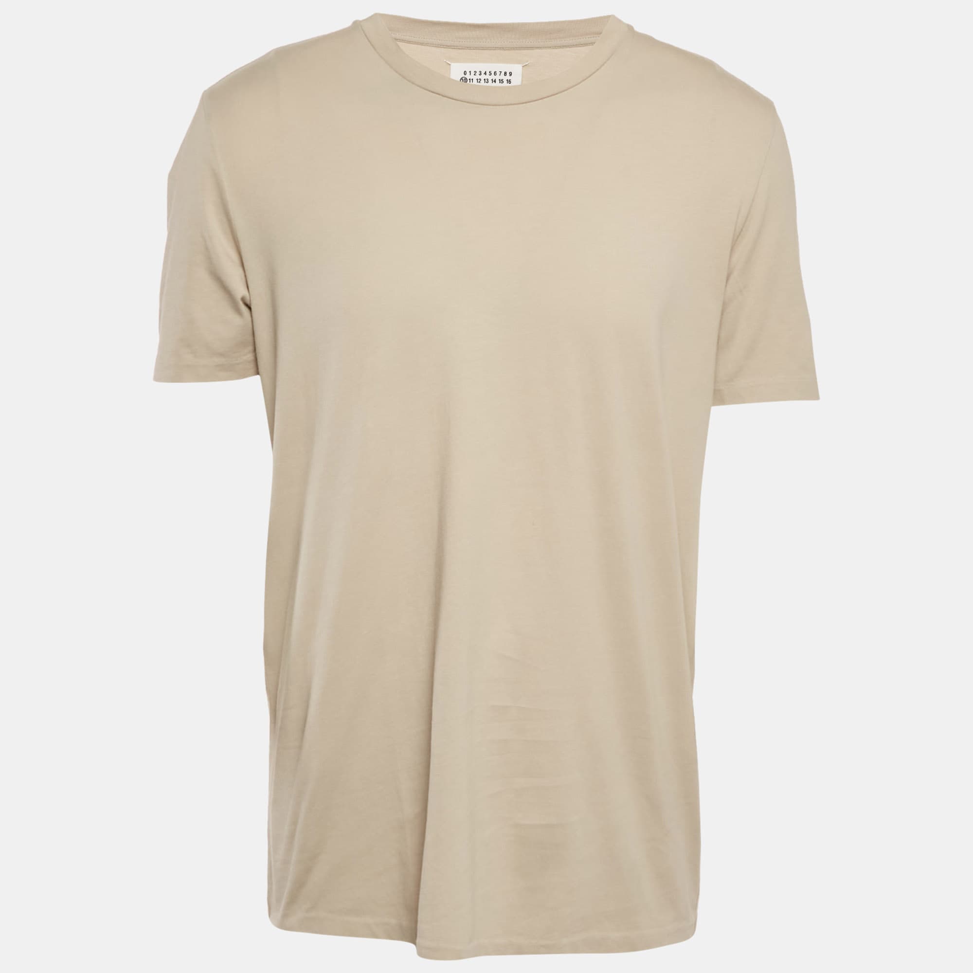 Maison Martin Margiela Sage Green Jersey Regular Fit T-Shirt XL