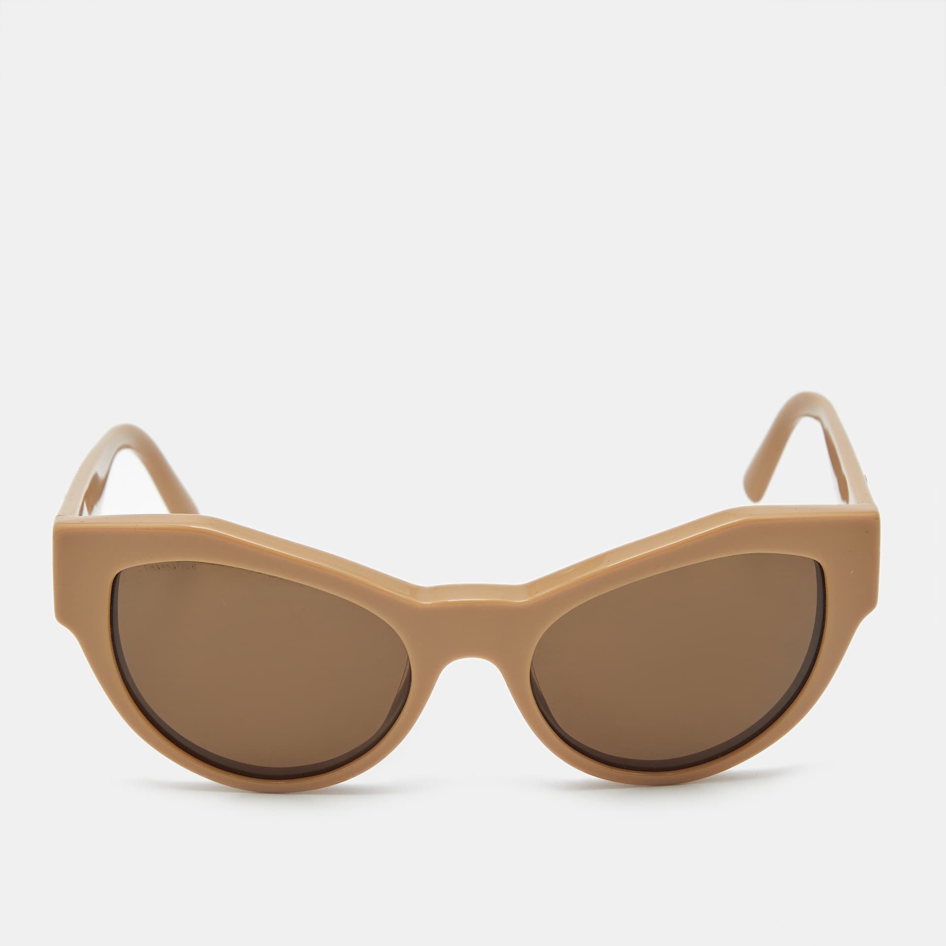 Versace Beige/Brown MOD. 4253 Medusa Cat Eye Sunglasses