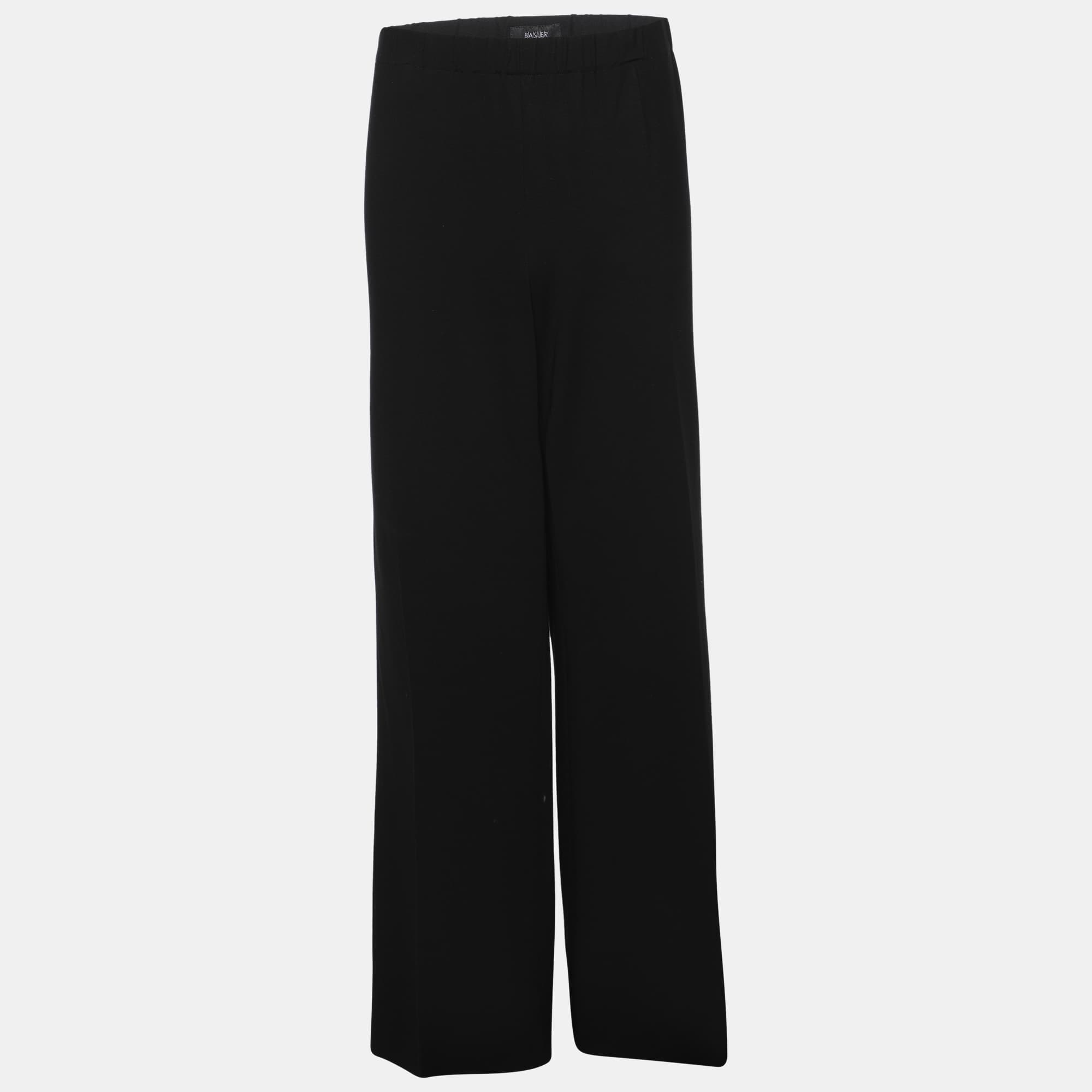 Basler Black Jersey Trousers XL