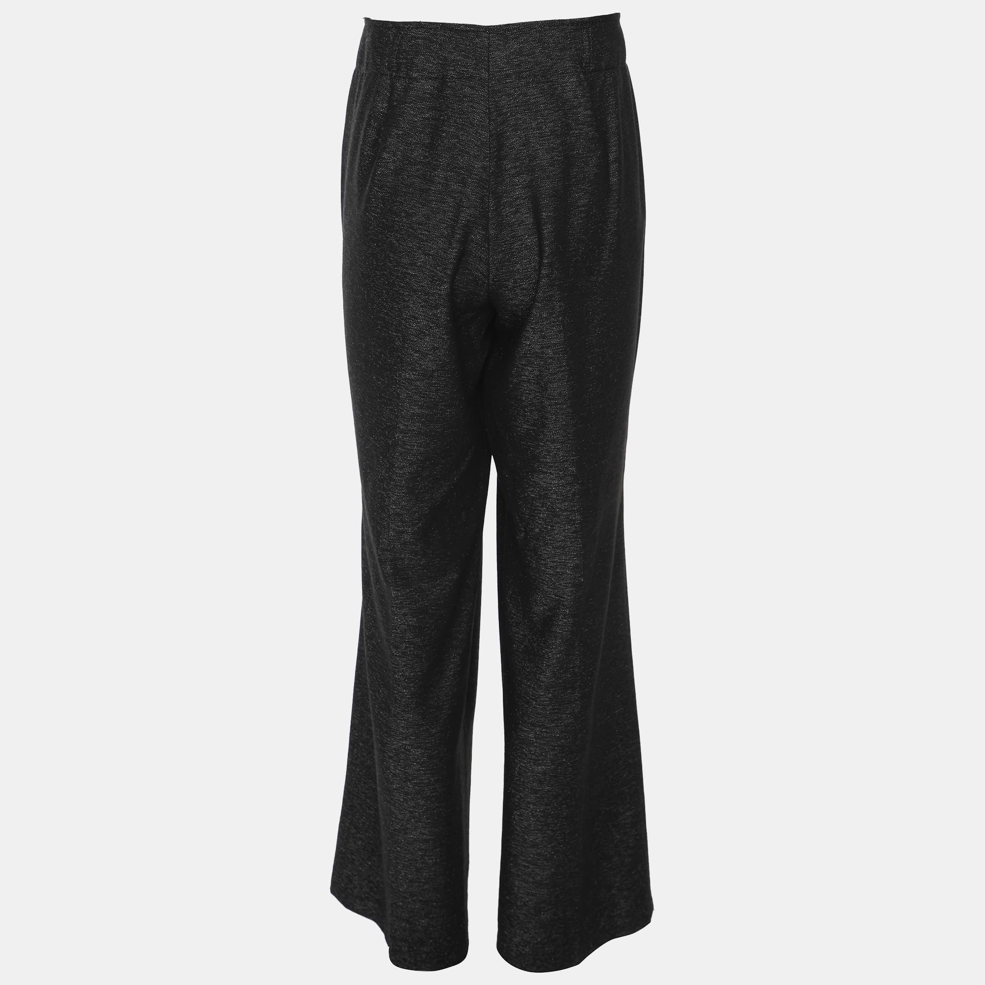 Elena Miro Dark Grey Wool Blend Trousers XXL