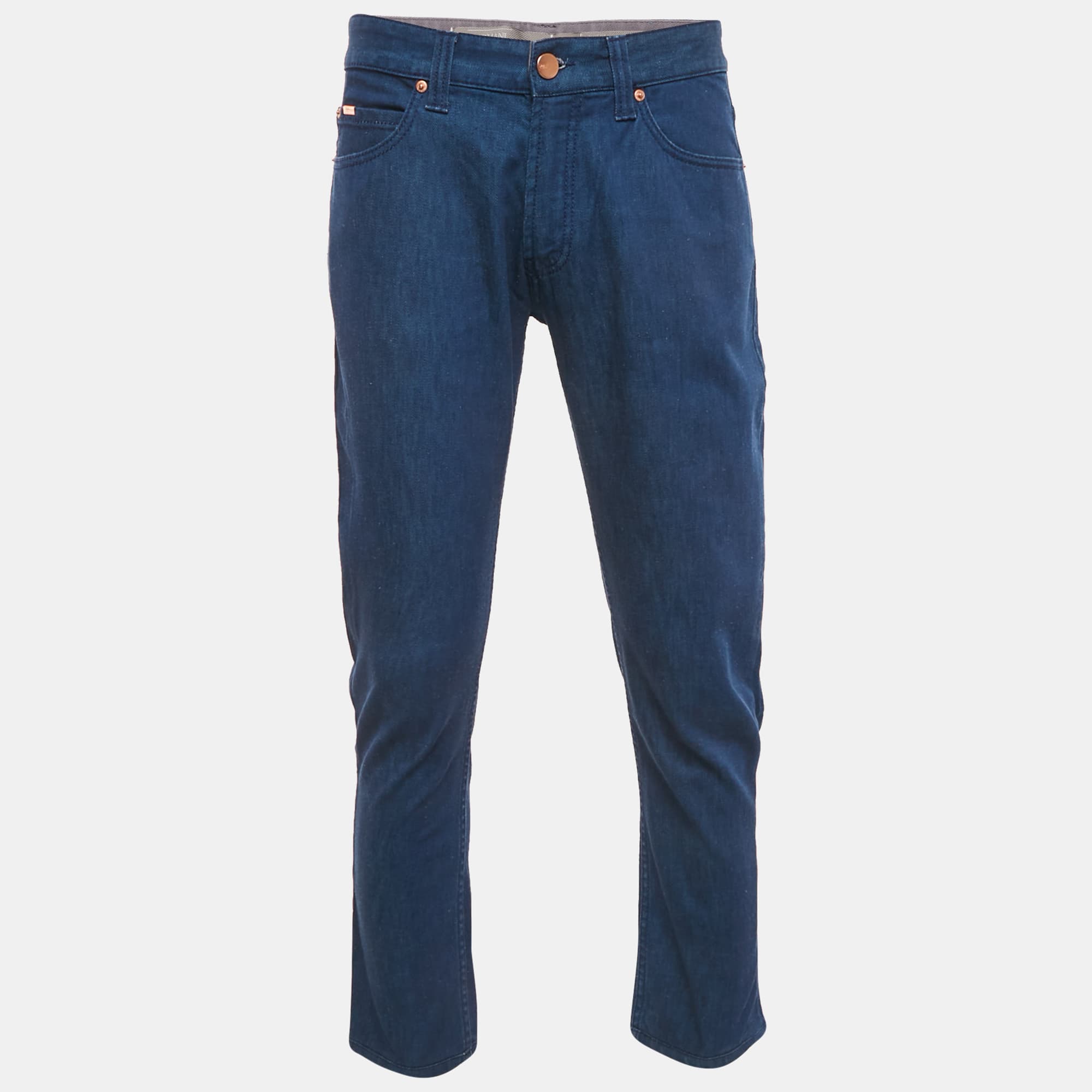 Armani Collezioni Blue Denim Slim Fit J15 Jeans M Waist 32"