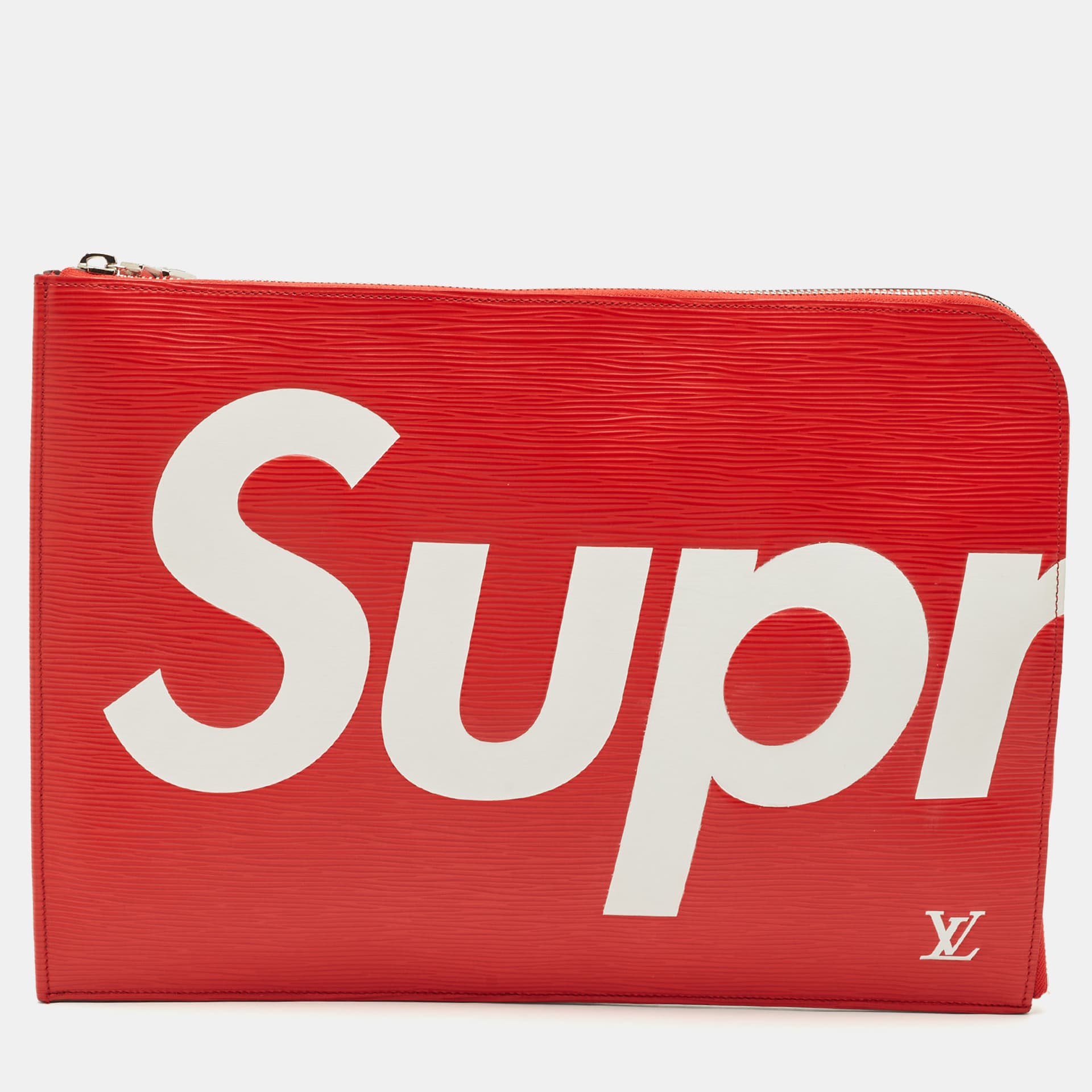 Louis Vuitton x Supreme Red Epi Leather Pochette Jour GM