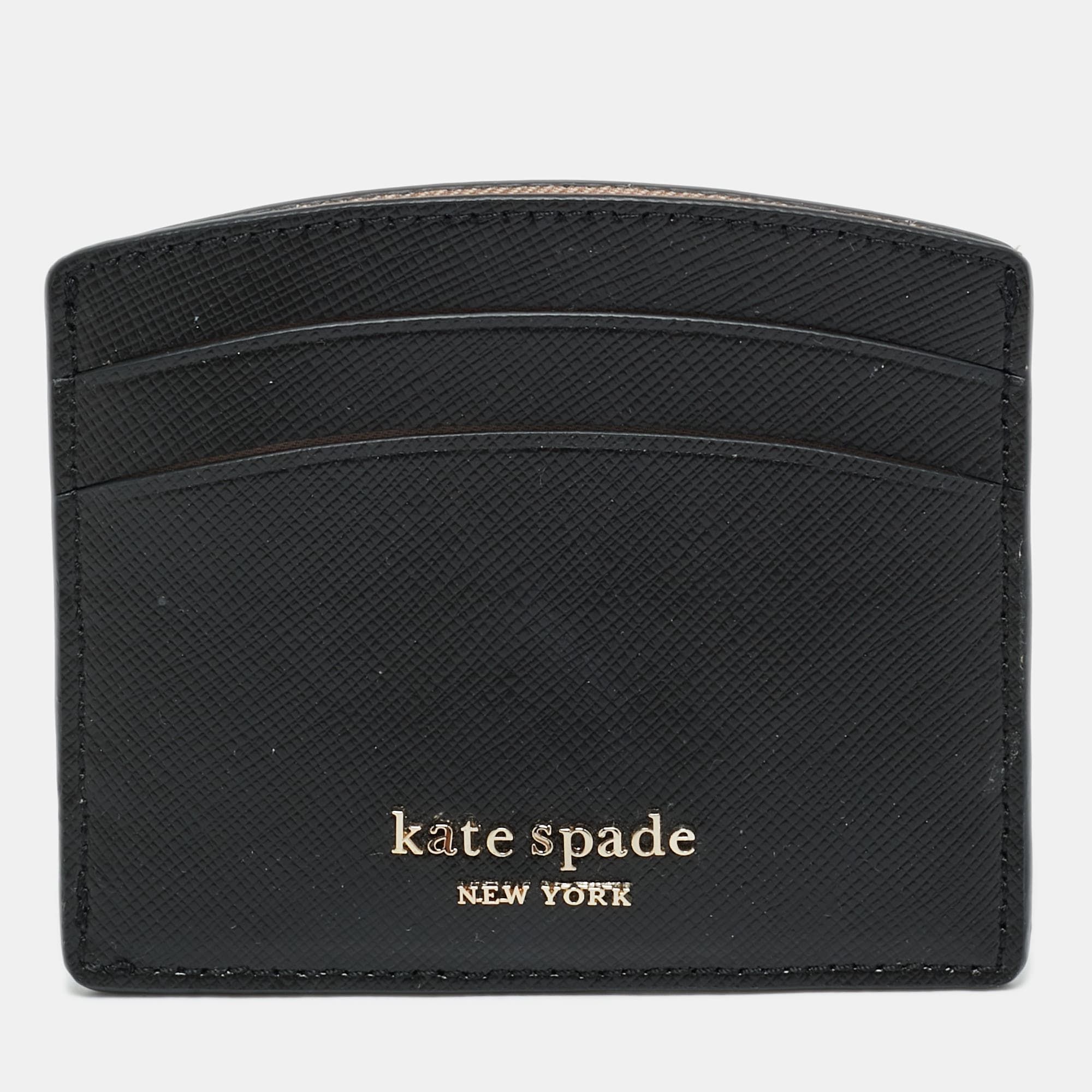 Kate Spade Black Saffiano Leather Card Holder