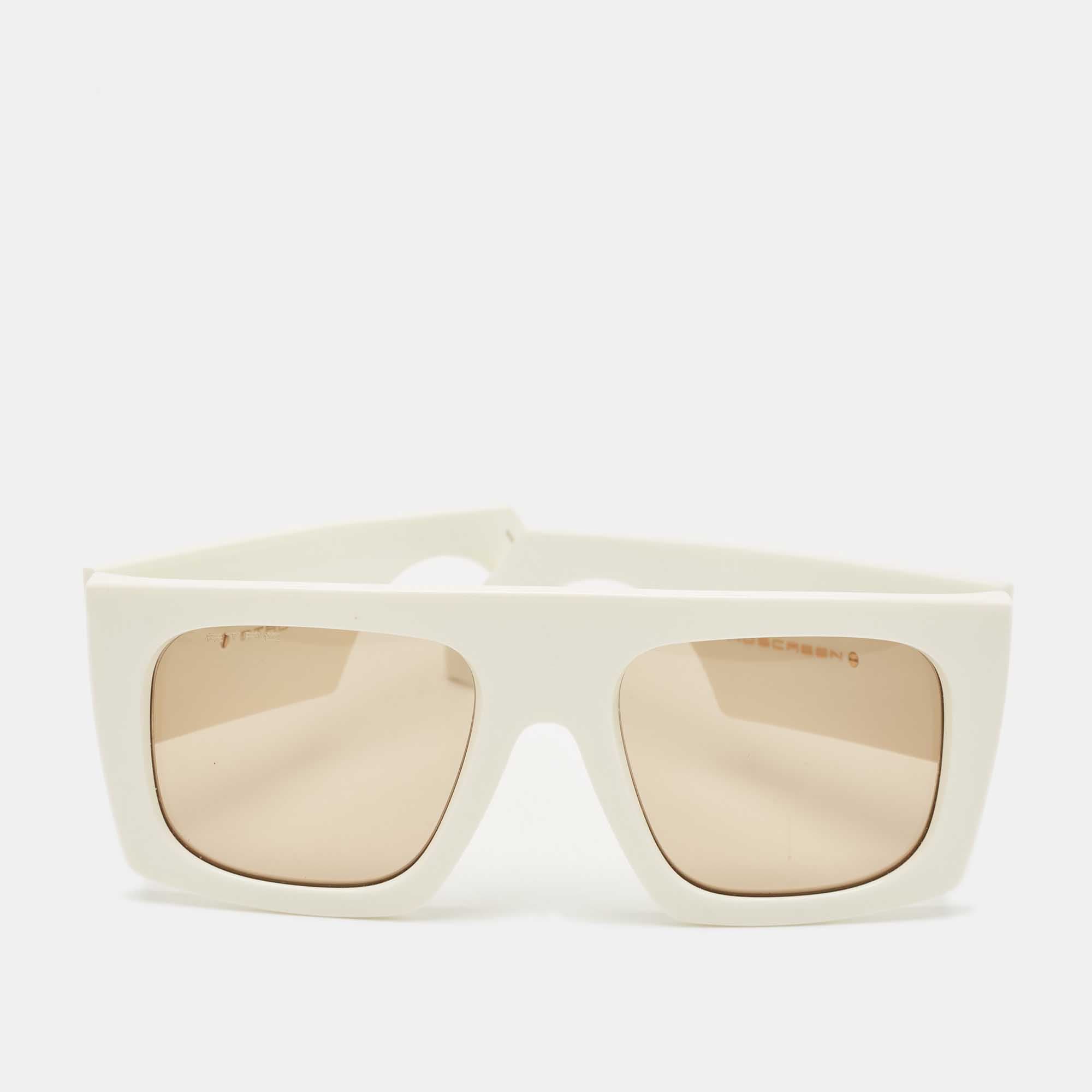 Etro White/Grey SZJ70 EtroScreen Square Sunglasses