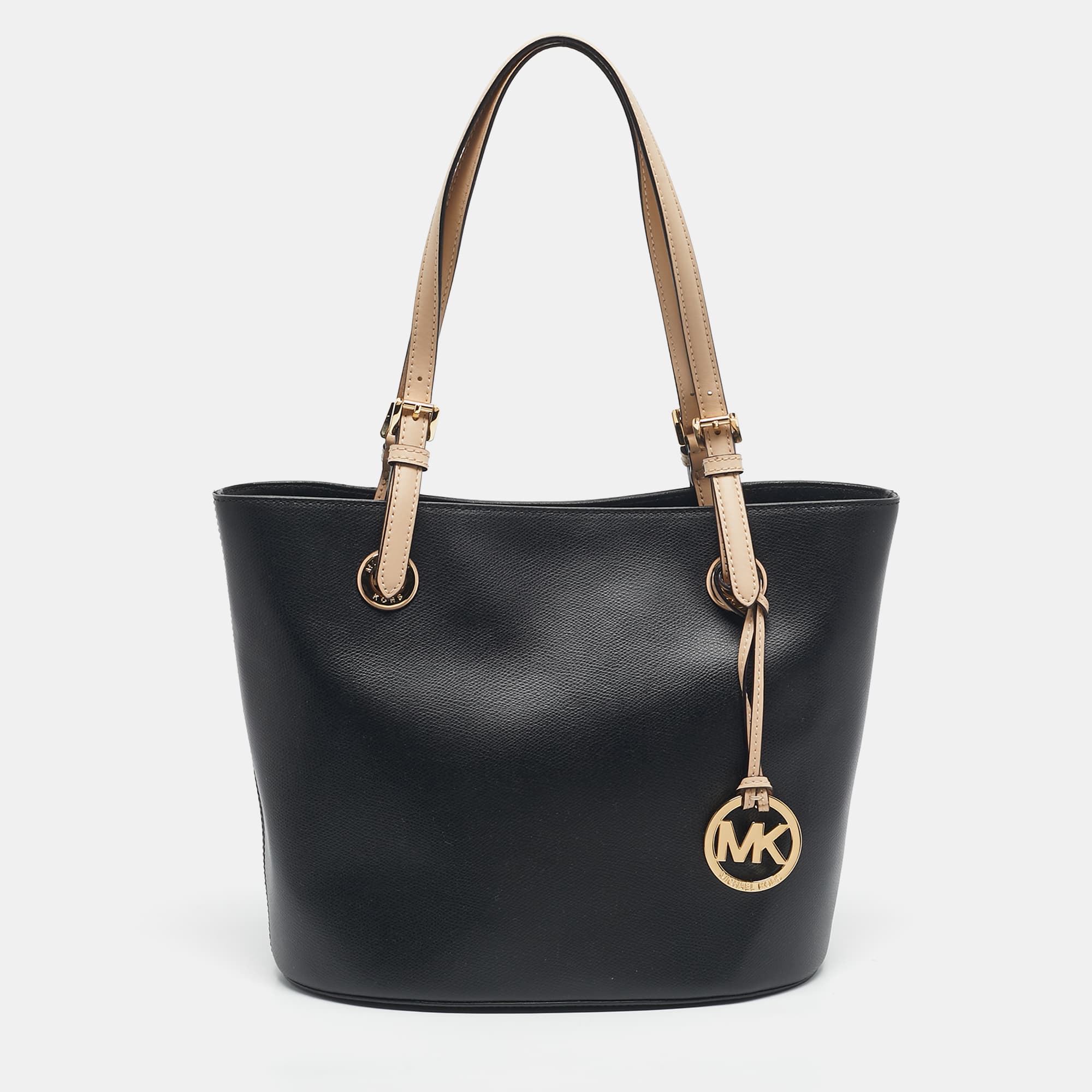 MICHAEL Michael Kors Medium Black Leather Totes Bag
