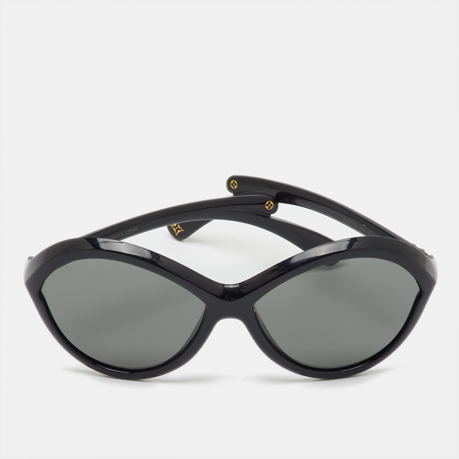 Louis Vuitton Black/Grey Z0263W Flore Carre Eye Sunglasses