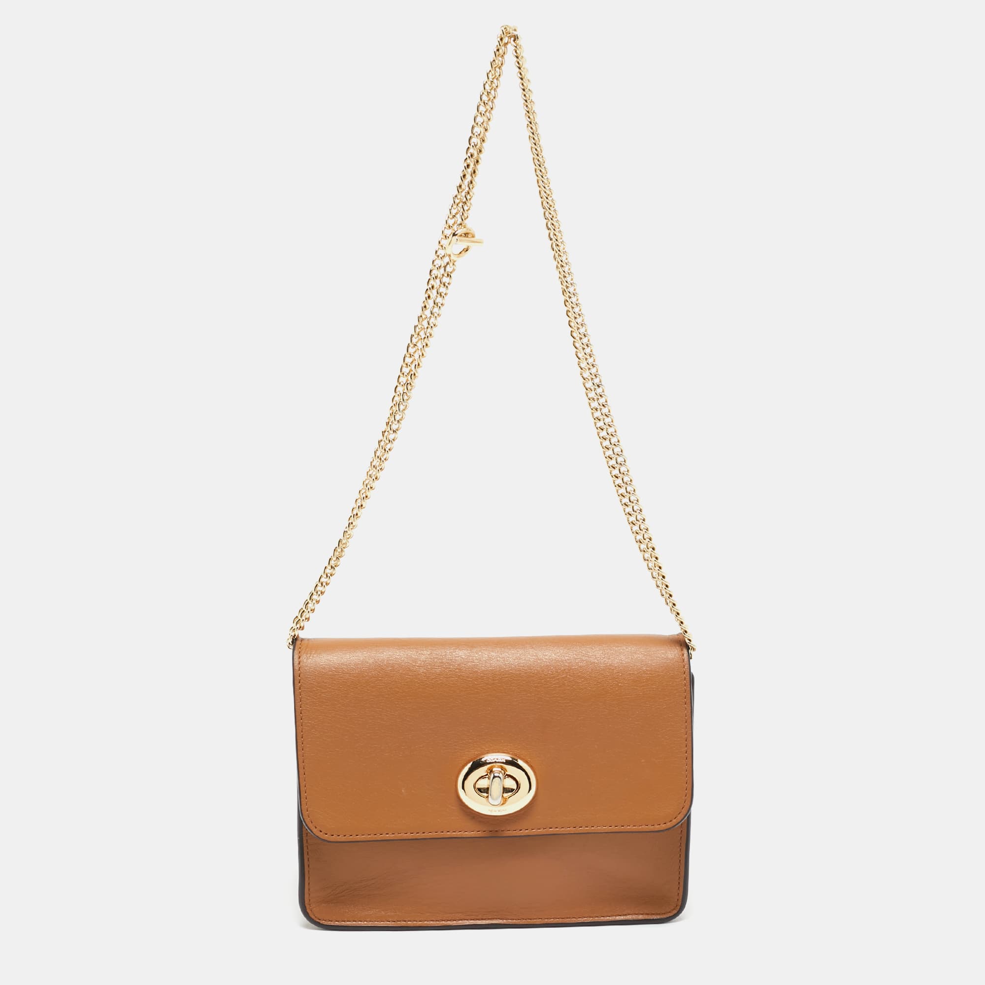 Coach Bowery Brown Leather Crossbody Bags