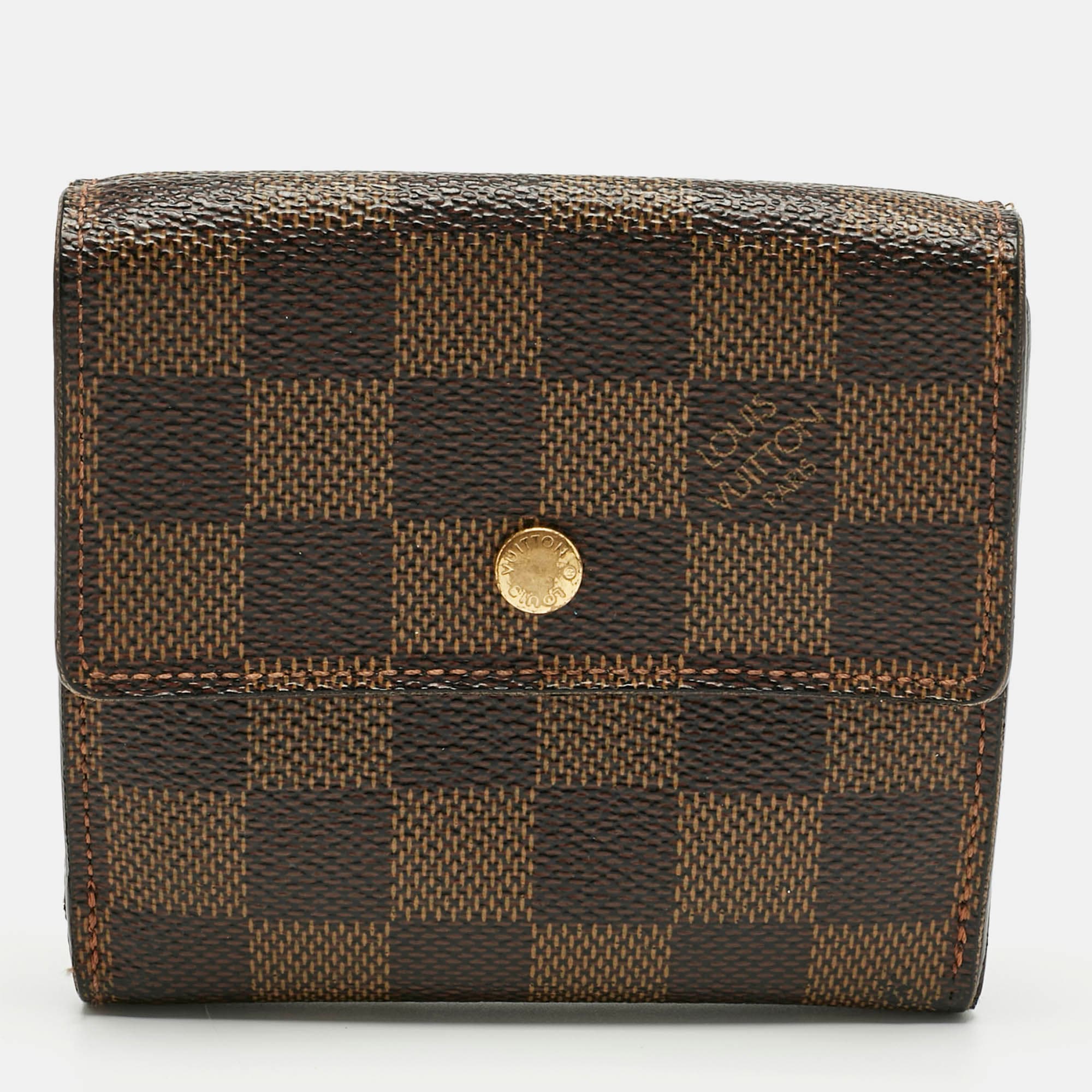 Louis Vuitton Monogram Canvas Porte Monnaie Billets Cartes Wallet