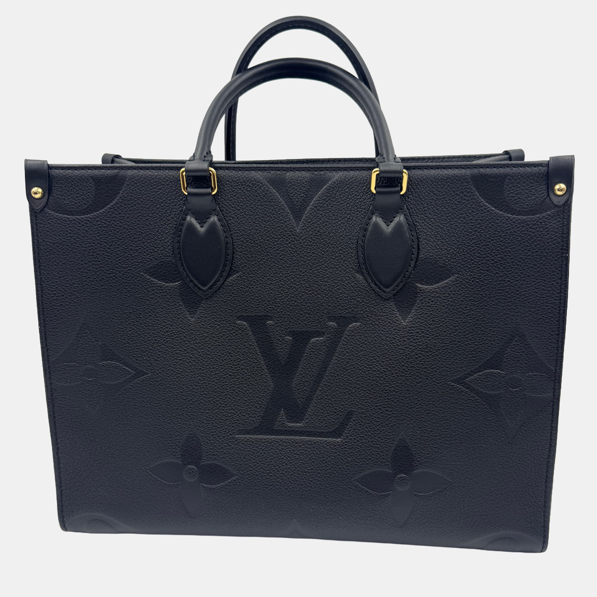 Louis Vuitton Black Monogram Empriente Leather Giant Onthego MM Bag