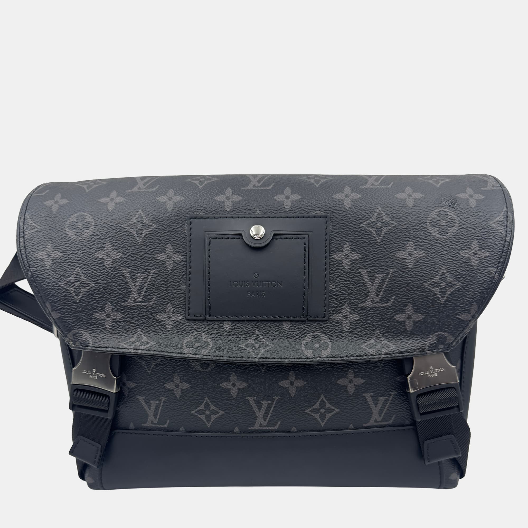 Louis Vuitton Messenger Voyage Black Monogram Eclipse Canvas Crossbody Bag