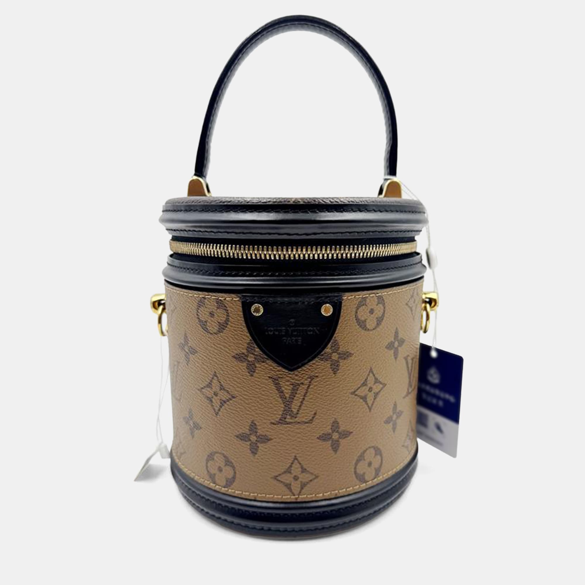 Louis Vuitton Brown/Black Monogram Reverse Cannes Handbag