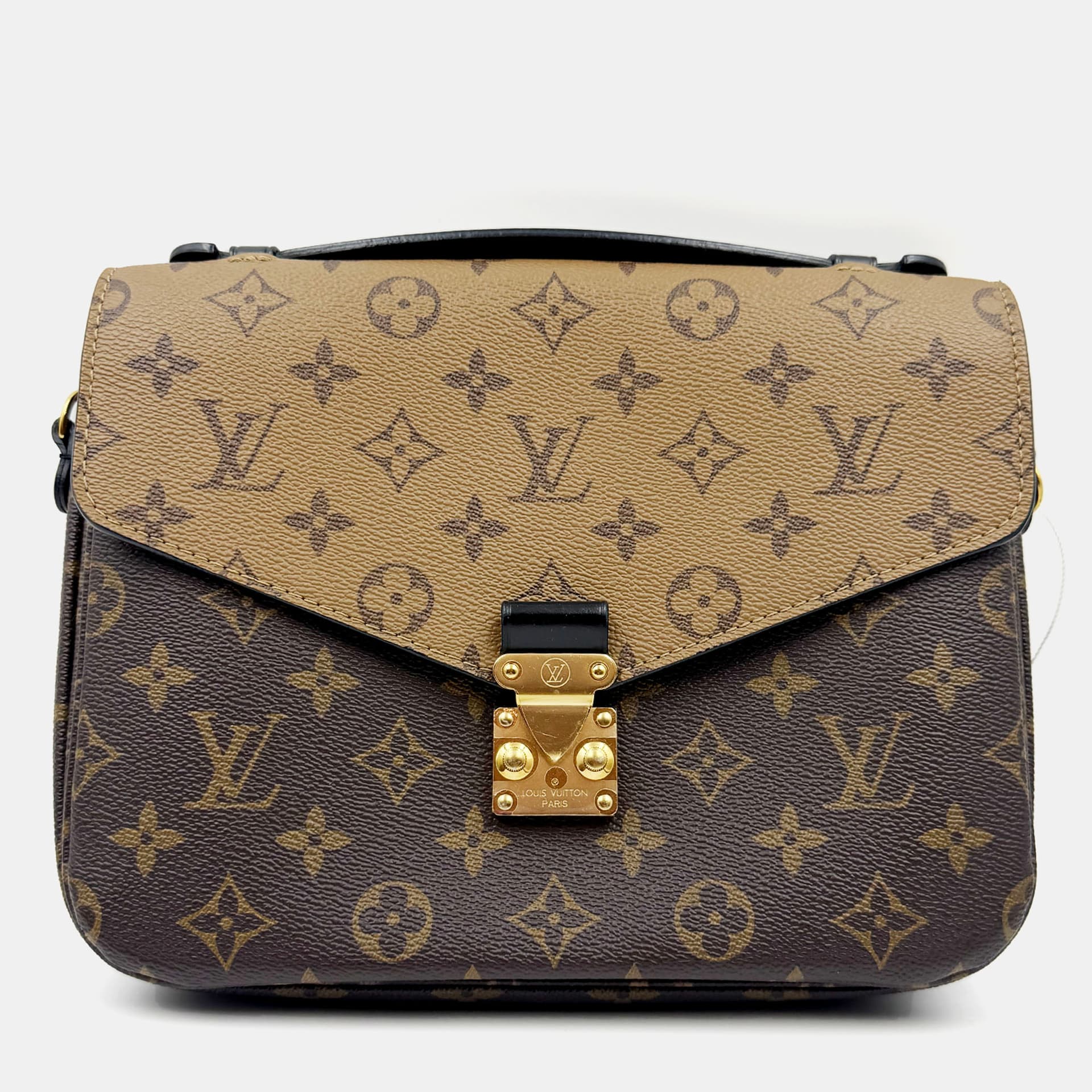 Louis Vuitton Pochette Metis MM Brown Monogram Reverse Crossbody Bag