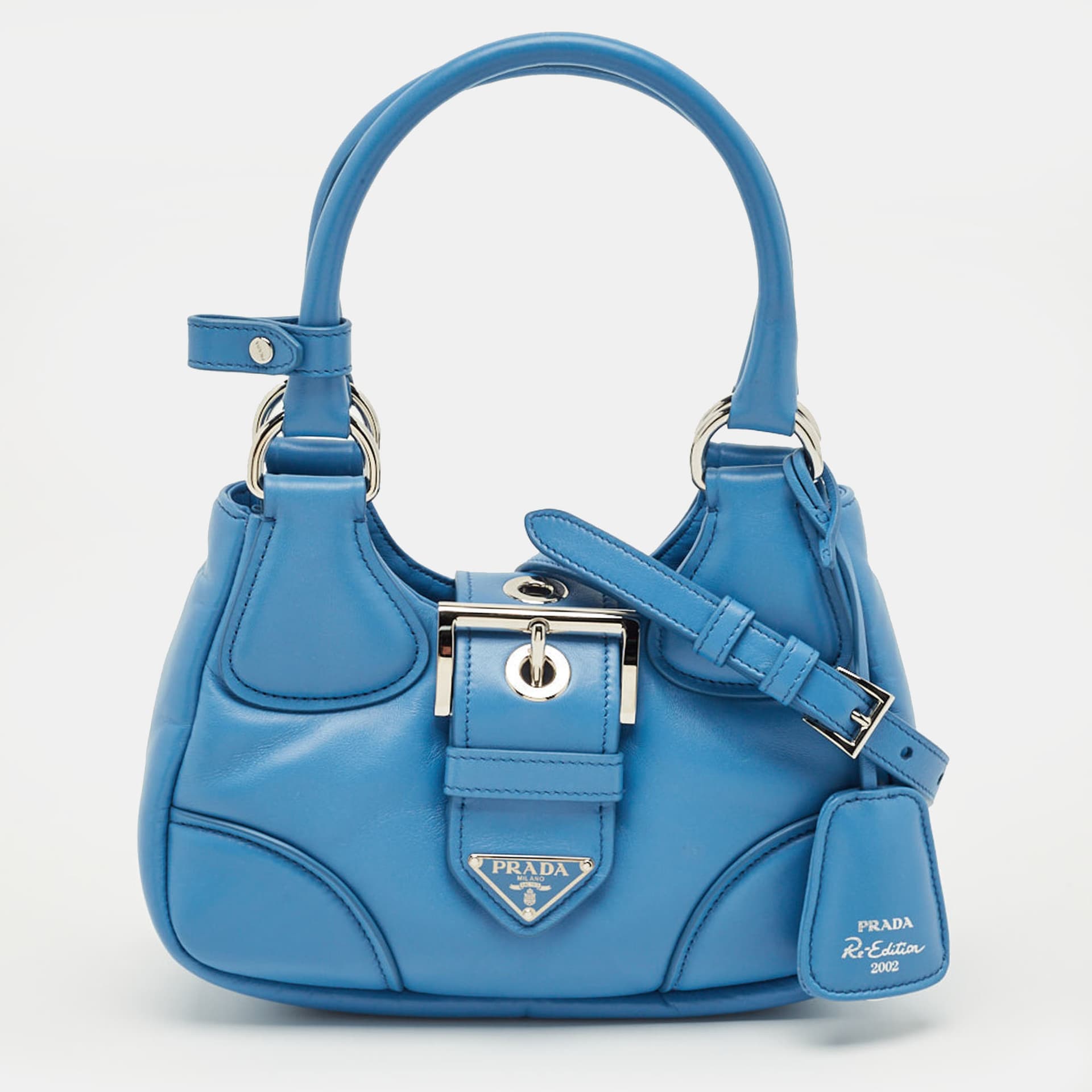 Prada Blue Moon Padded Leather Re-edition 2002 Bag