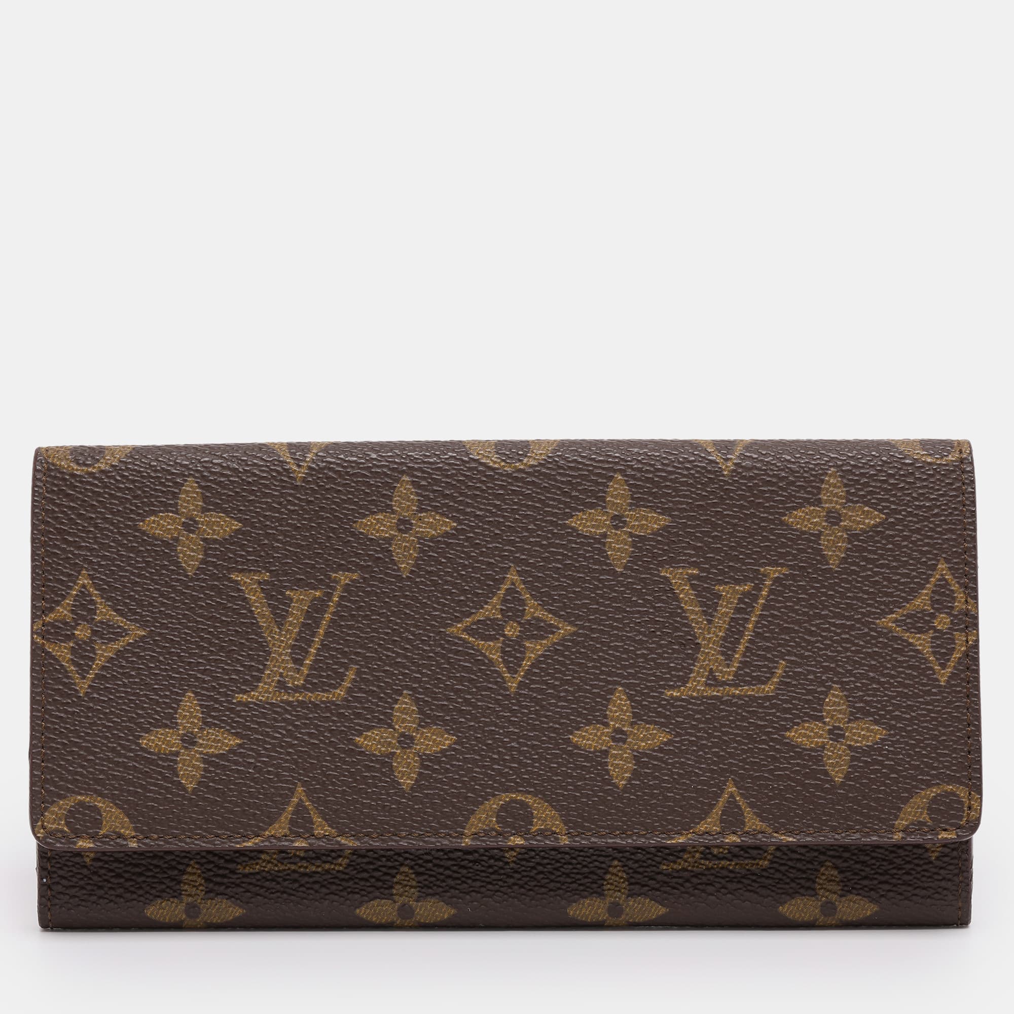 Louis Vuitton Monogram Canvas Bill Flap Wallet