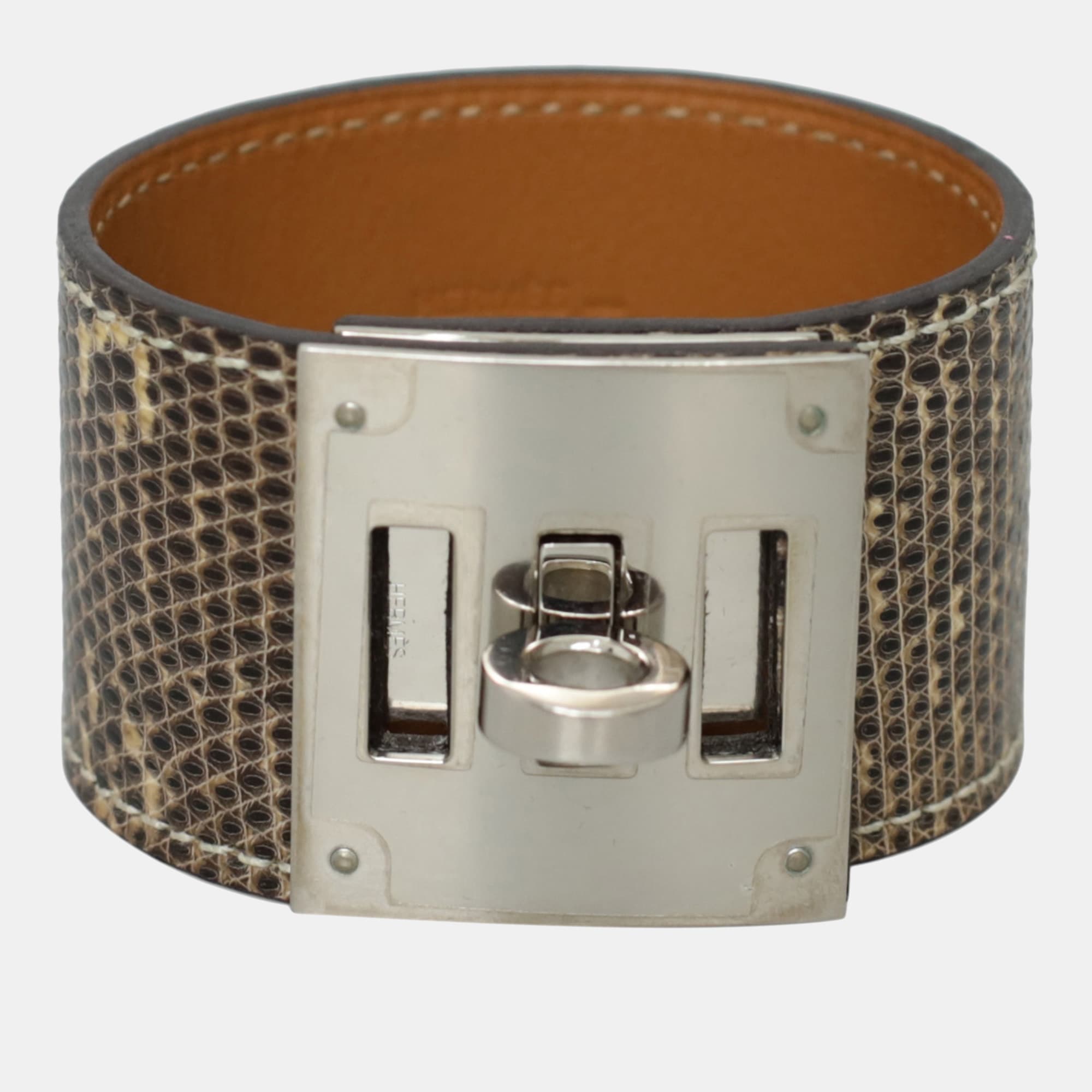 Hermes Lizard Kelly Dog Bracelet