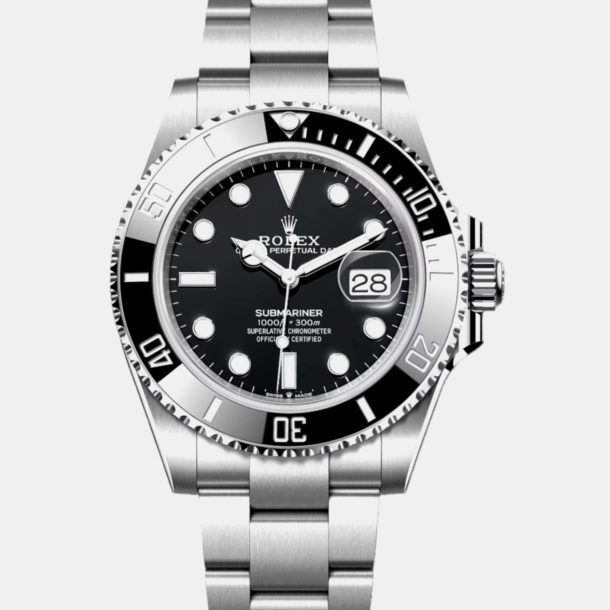Rolex Submariner 126610 Black Stainless Steel Automatic Men's Wristwatch 41mm