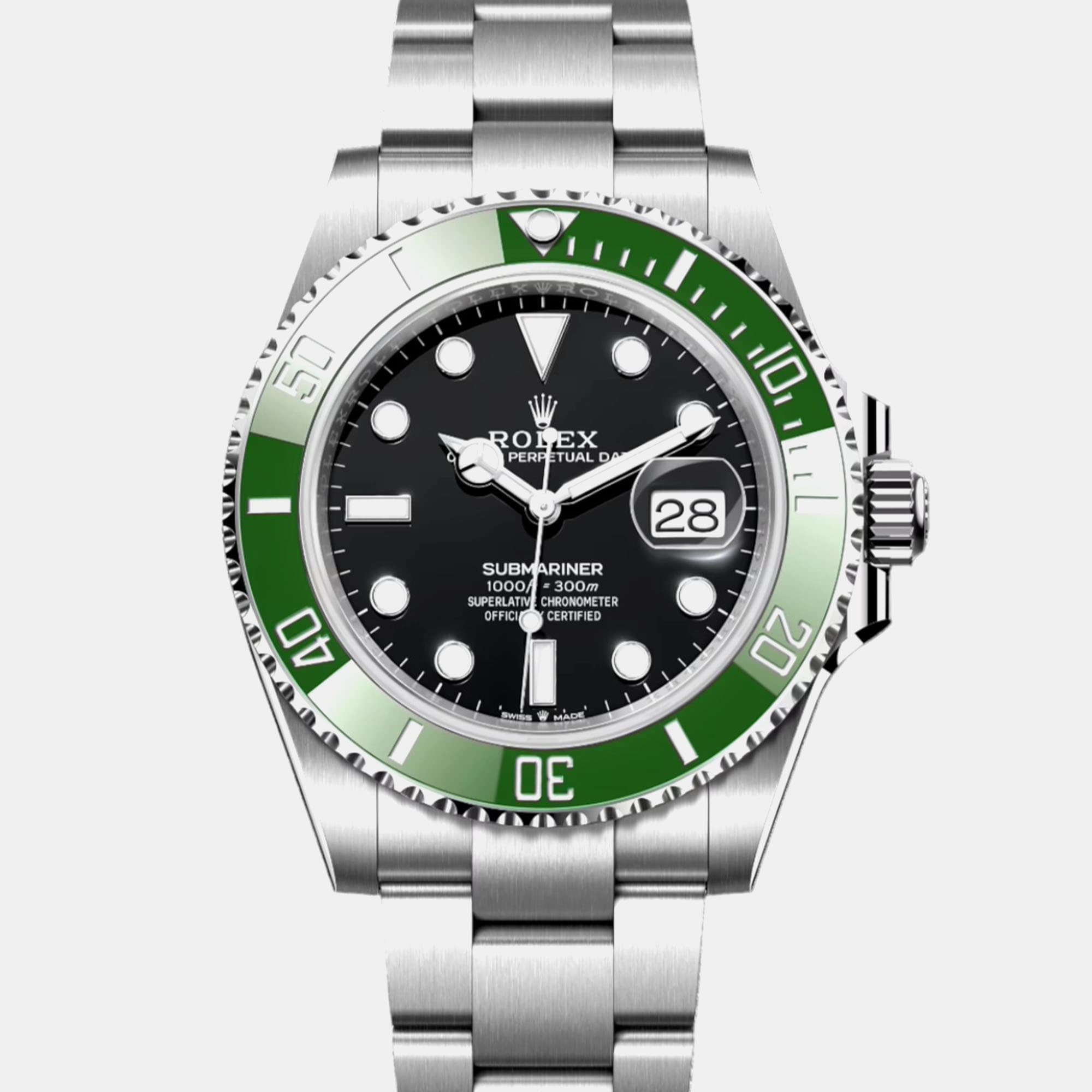 Rolex Submariner 126610LV Starbucks Black Stainless Steel Automatic Men's Wristwatch 41mm