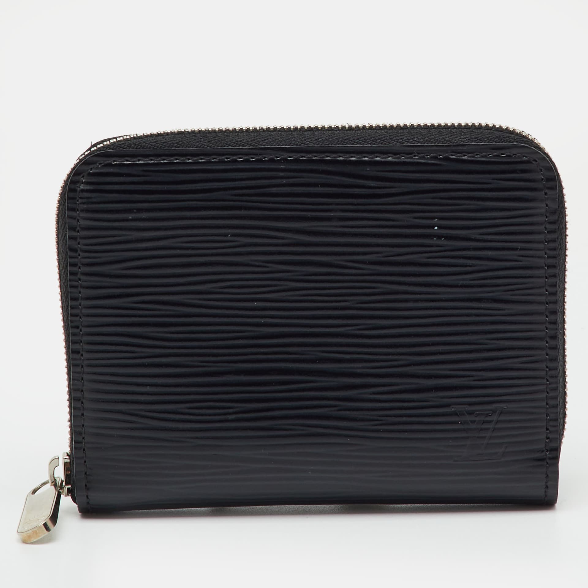 Louis Vuitton Black Epi Leather Zippy Coin Purse