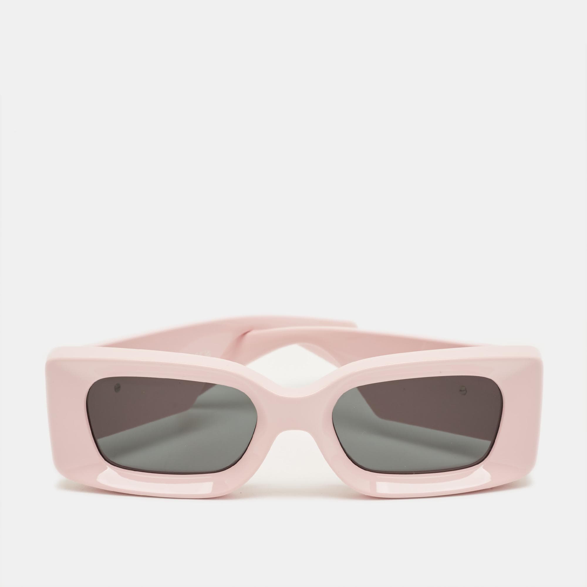 Versace Pink/Black MOD 4474 U Medusa Rectangle Sunglasses