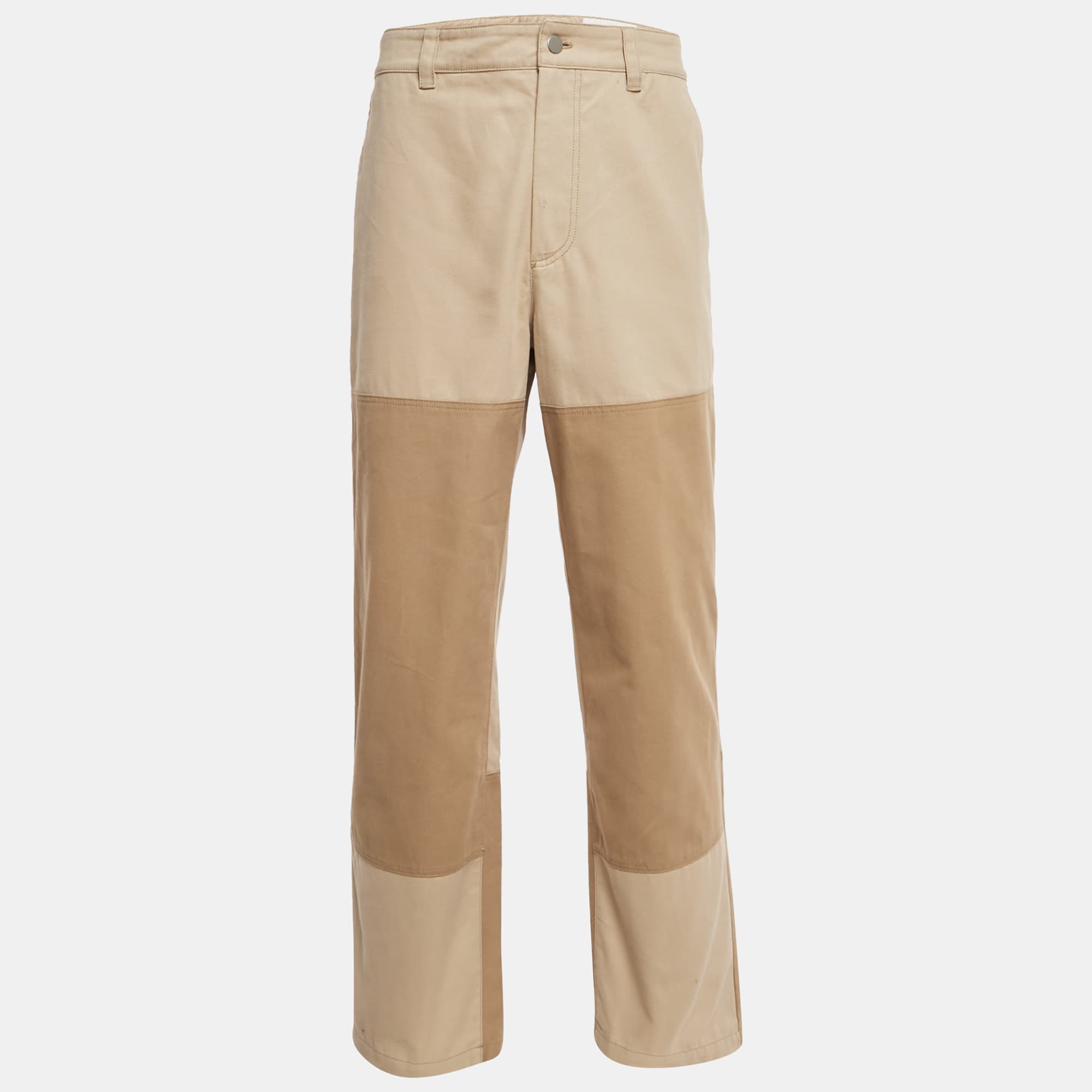 Axel Arigato Beige Cotton Ink Trousers M