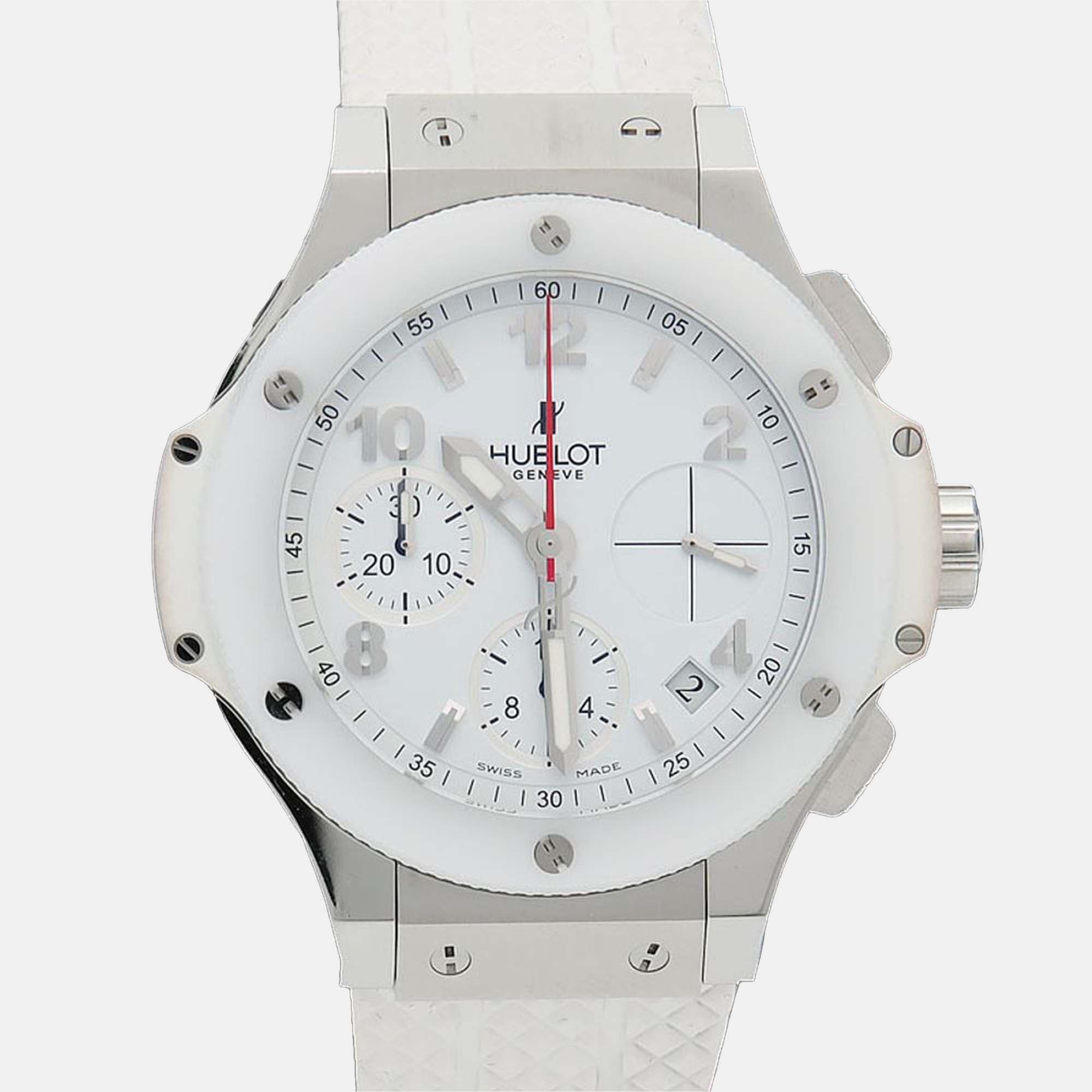 Hublot Big Bang 342.SE.230.RW Automatic White Stainless Steel Men's Wristwatch 41mm