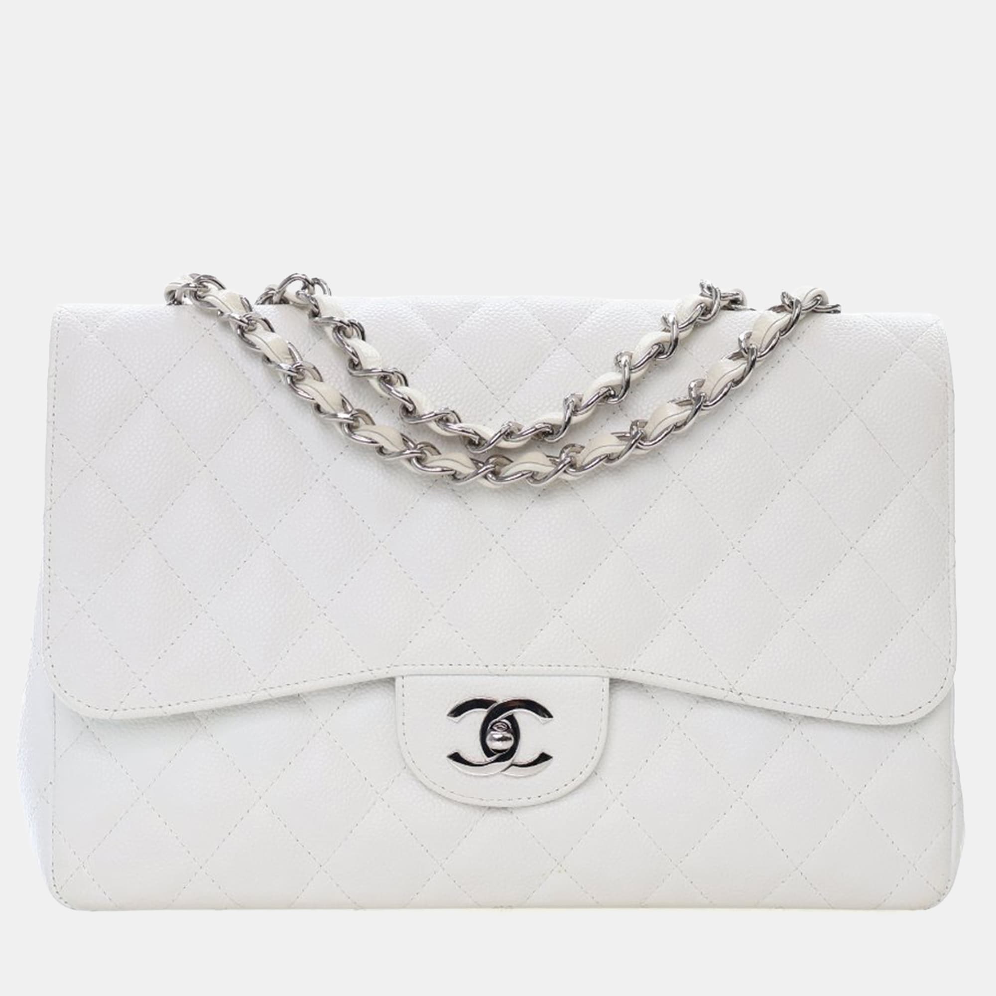 Chanel Jumbo Caviar Classic Single Flap Bag