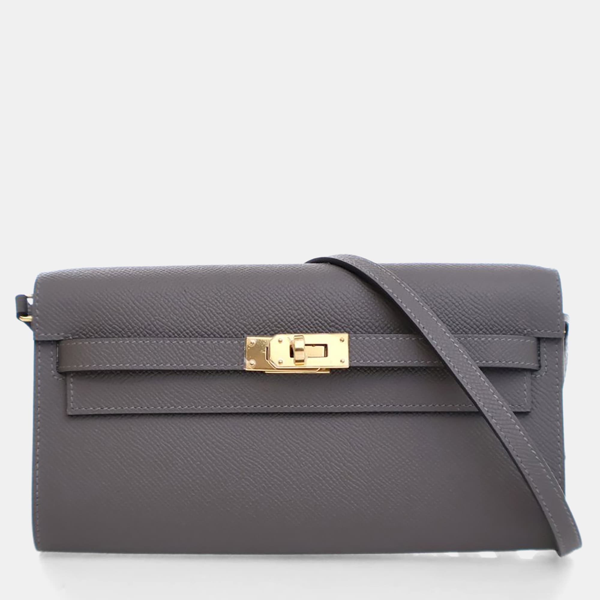 Hermes Gris Meyer Epsom Kelly To Go Wallet