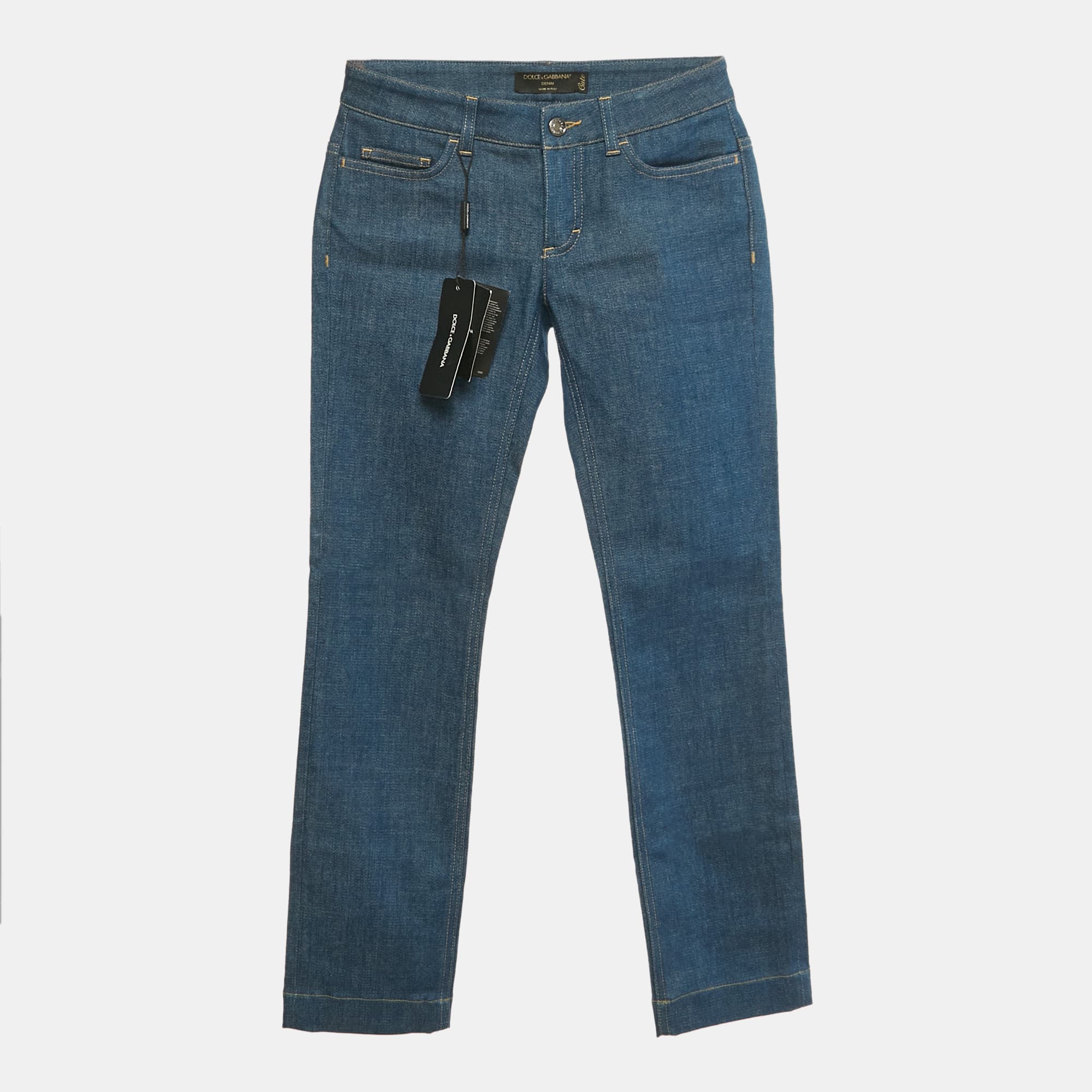Dolce & Gabbana Navy Blue Denim Cute Jeans S Waist 29"