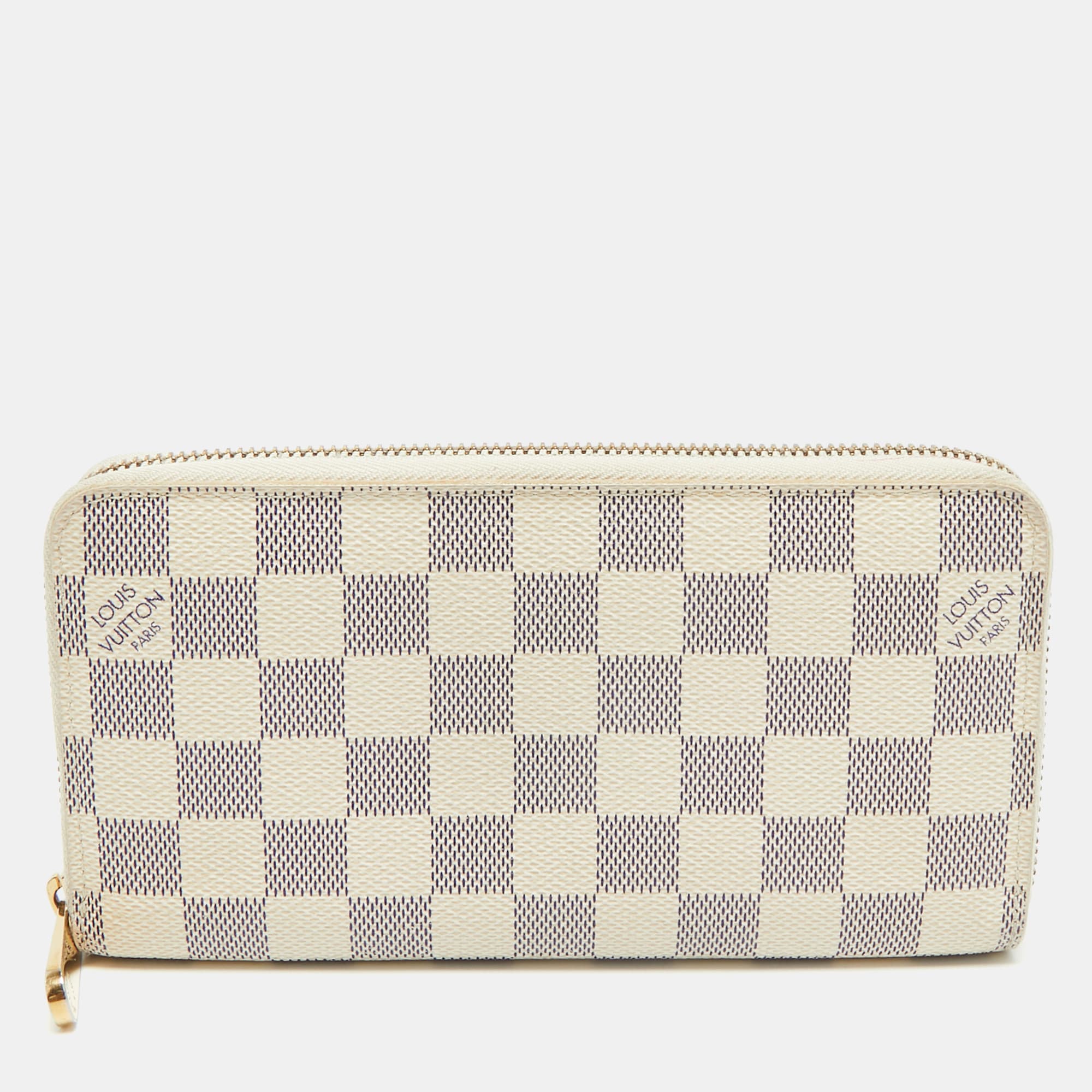 Louis Vuitton Damier Azur Canvas Zippy Wallet