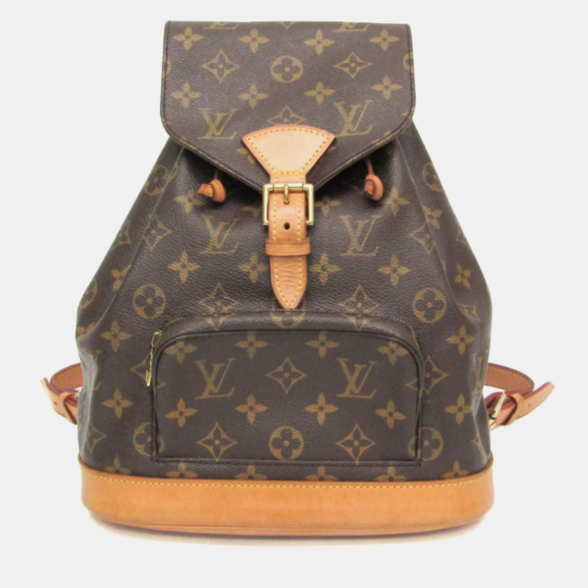 Louis Vuitton Montsouris MM Brown Monogram Canvas Backpack Bag