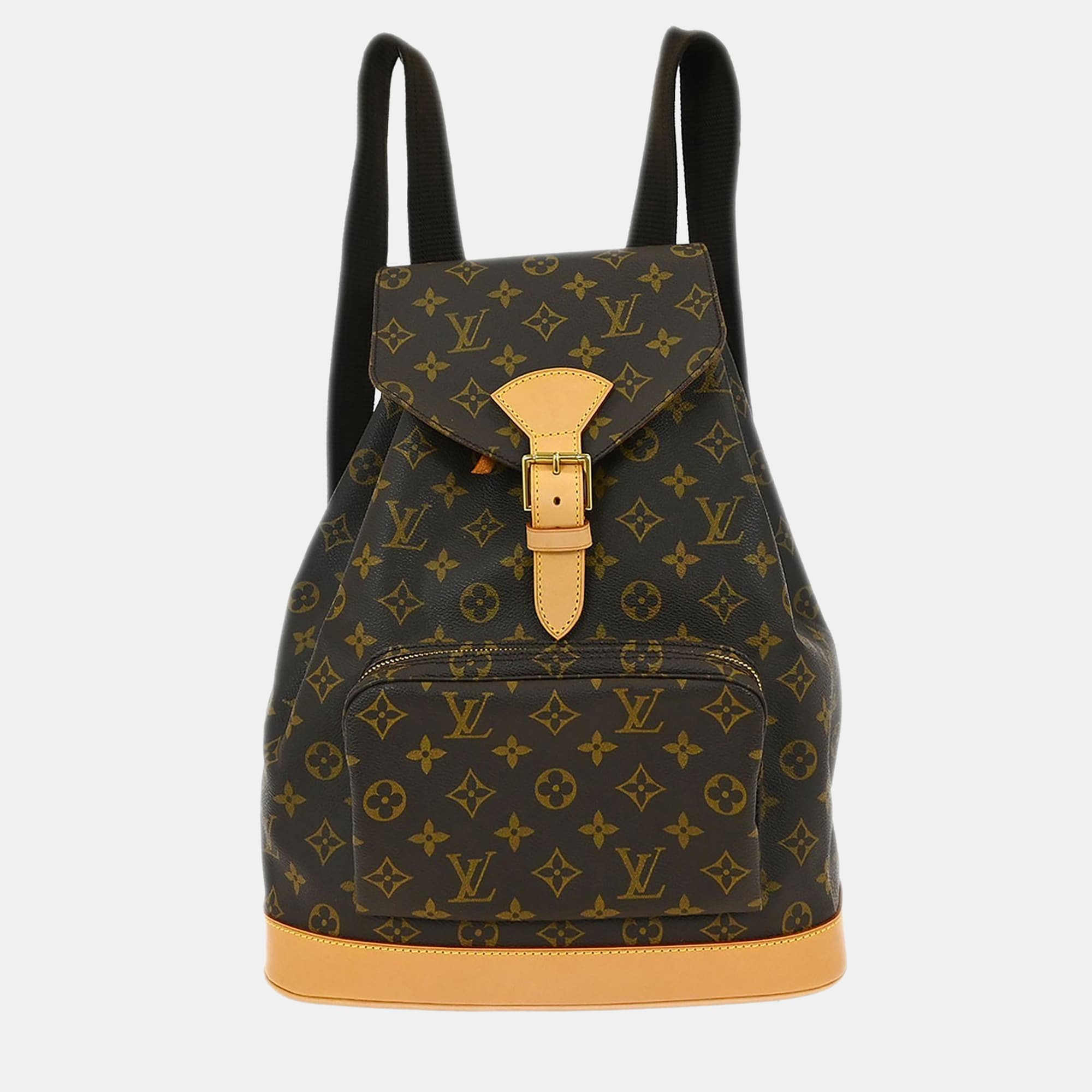 Louis Vuitton Monogram Montsouris GM Brown Monogram Canvas Backpack