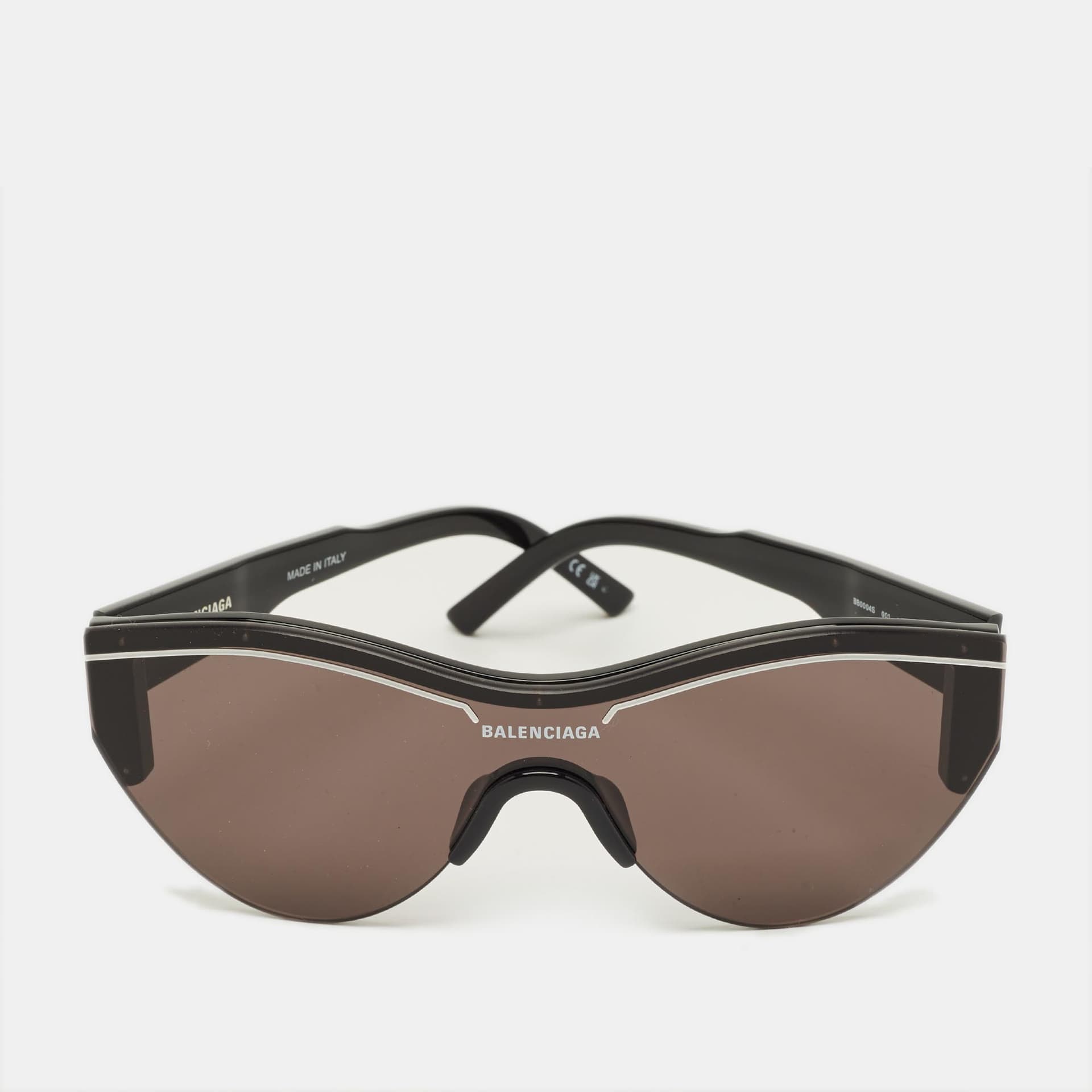 Balenciaga Black BB0004S Butterfly Sunglasses