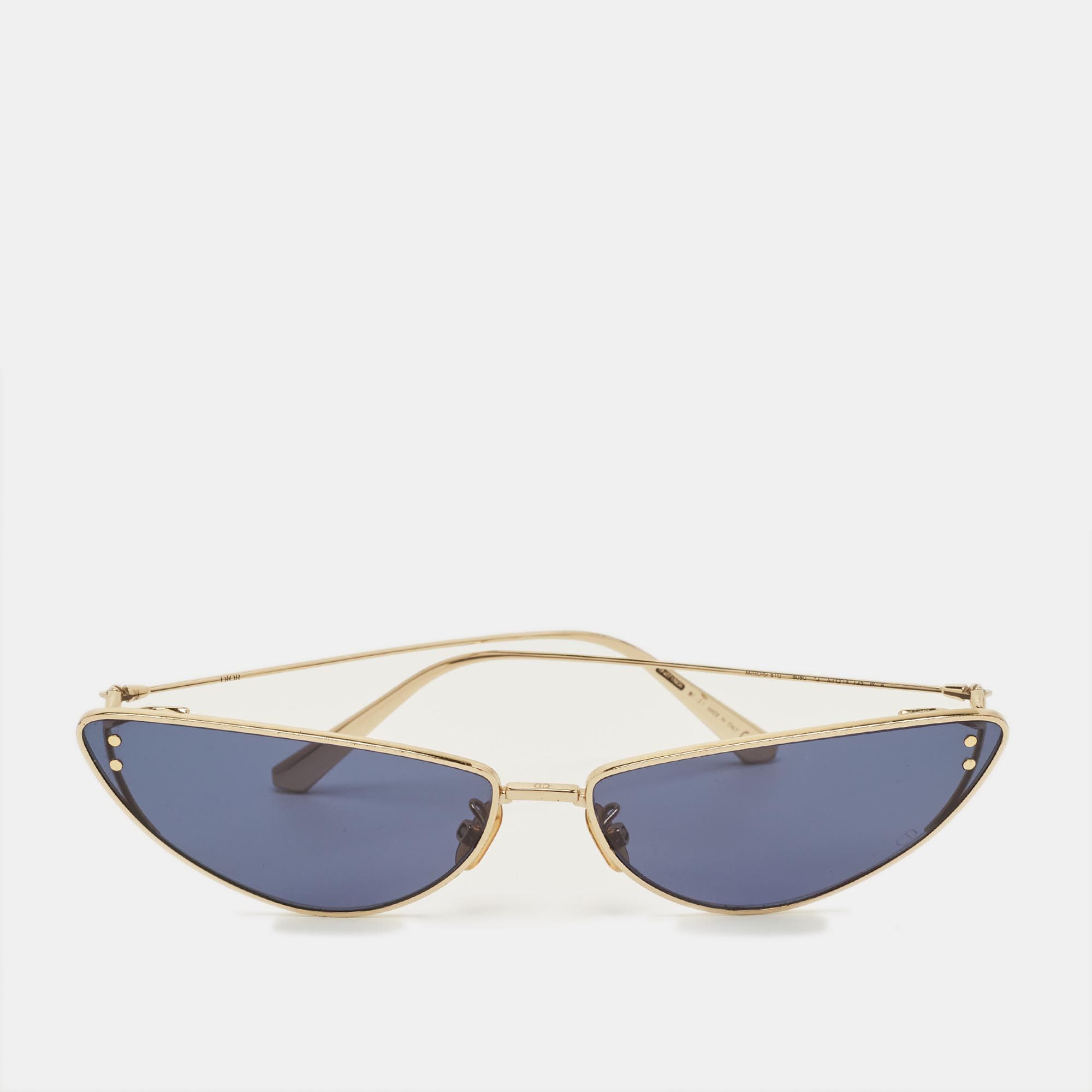 Dior Blue/Gold Tone MissDior B1U Cat Eye Sunglasses