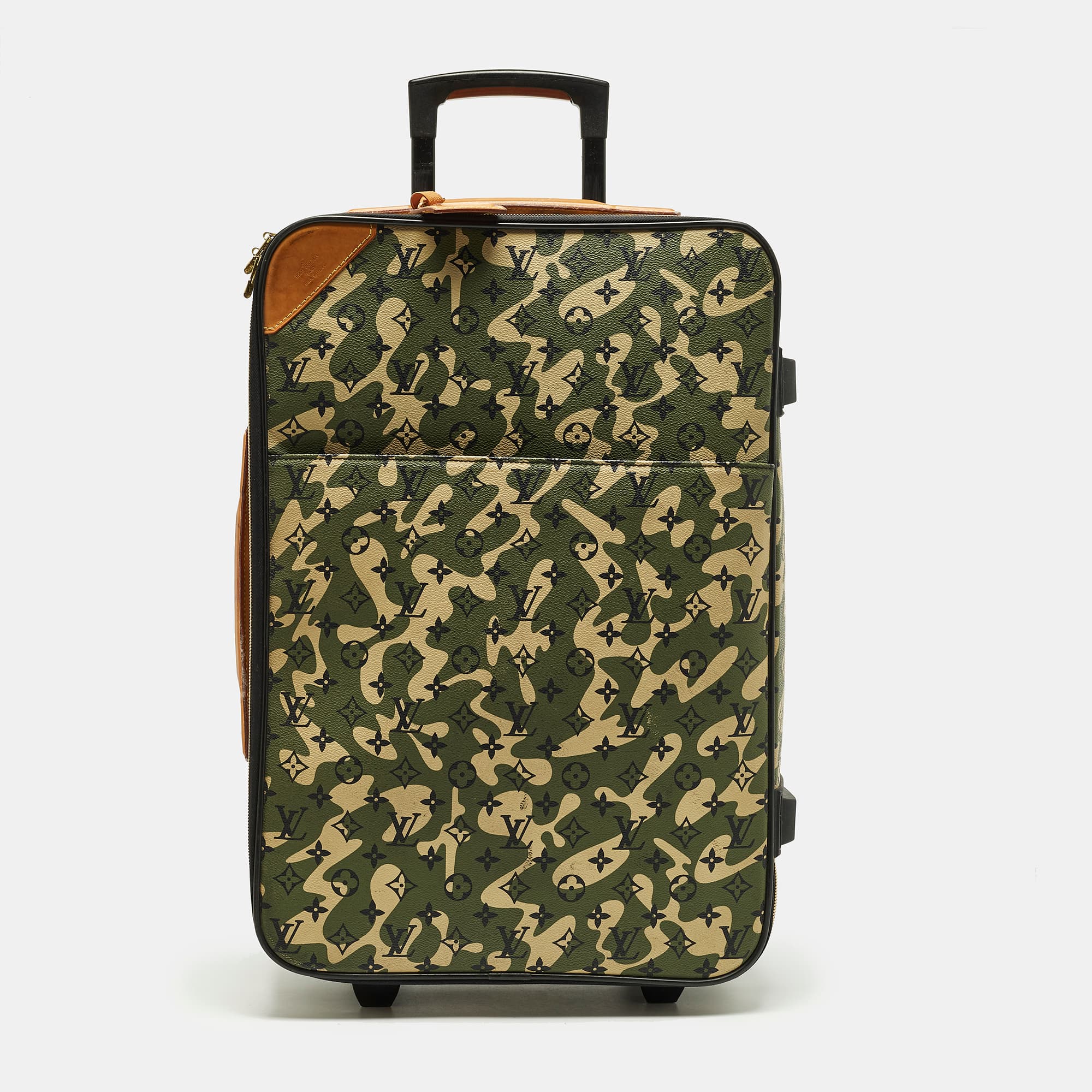 Louis Vuitton Pegase 60 Monogramouflage Canvas Luggage
