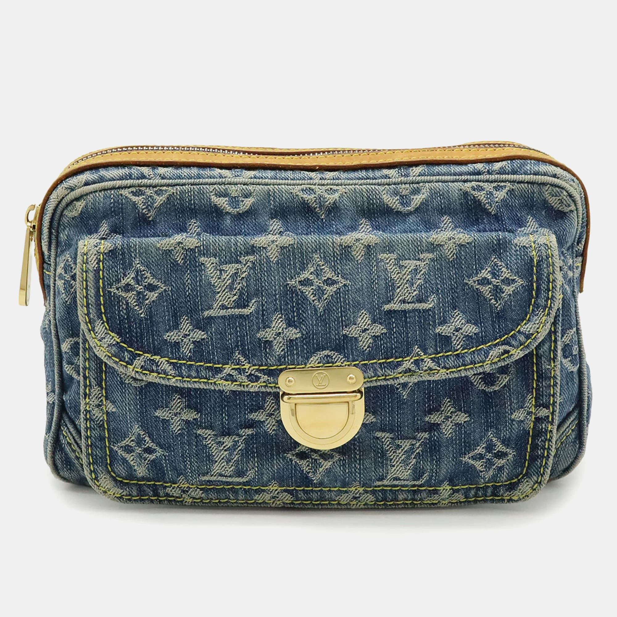 Louis Vuitton Monogram Blue Denim Bum Bag