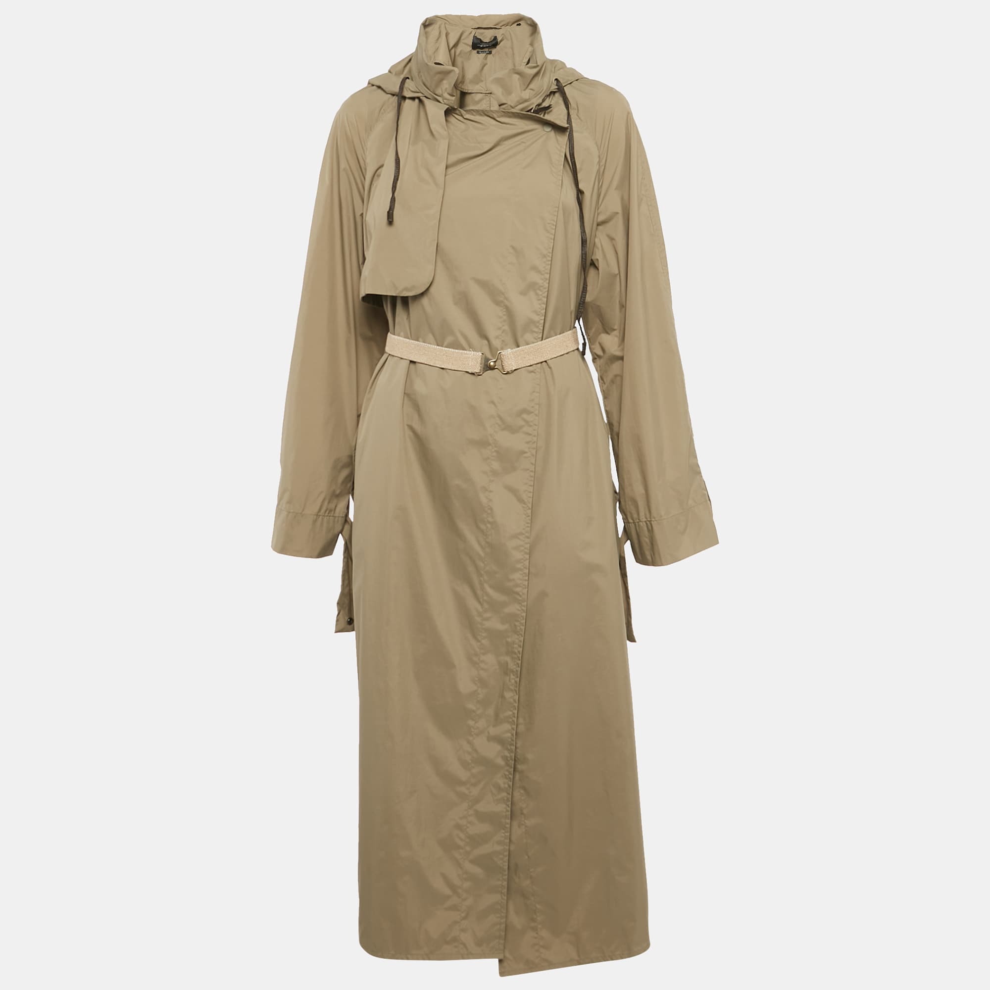 Isabel Marant Khaki Green Synthetic Trench Coat M