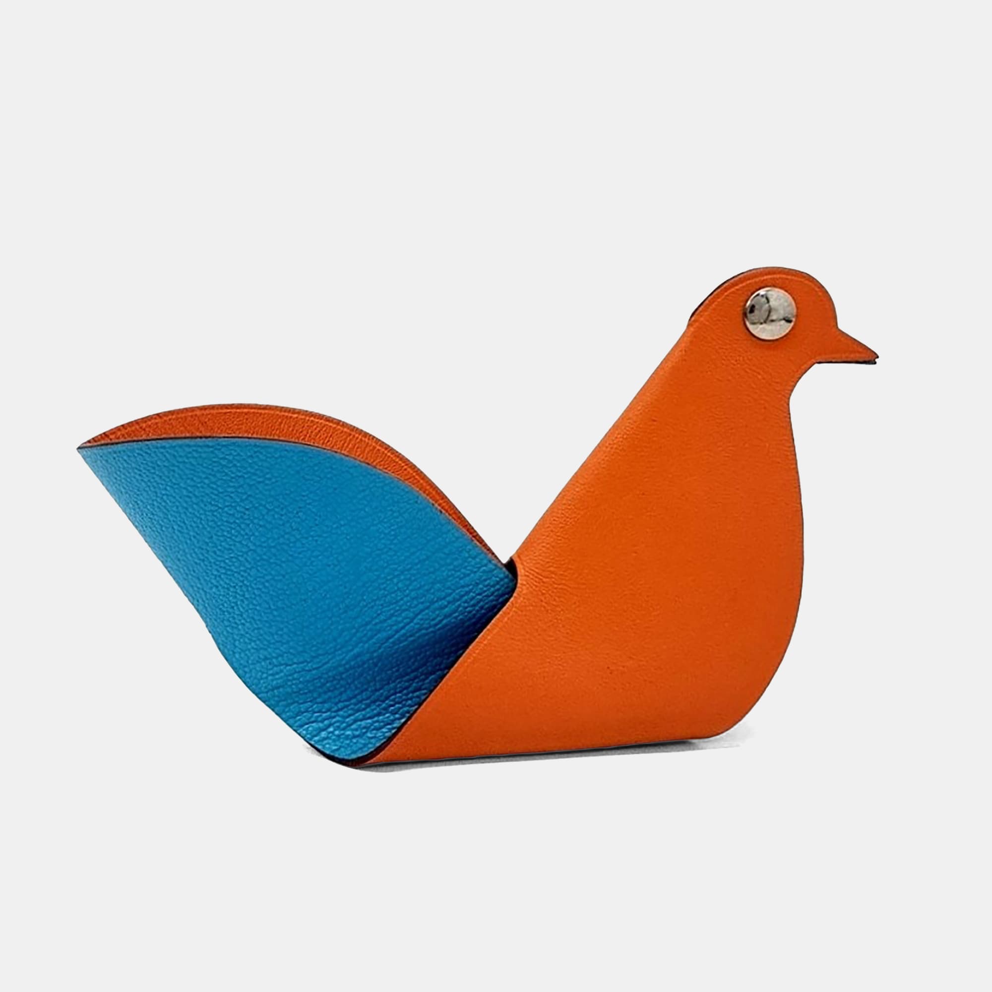 Hermes Red Blue Leather Clicage