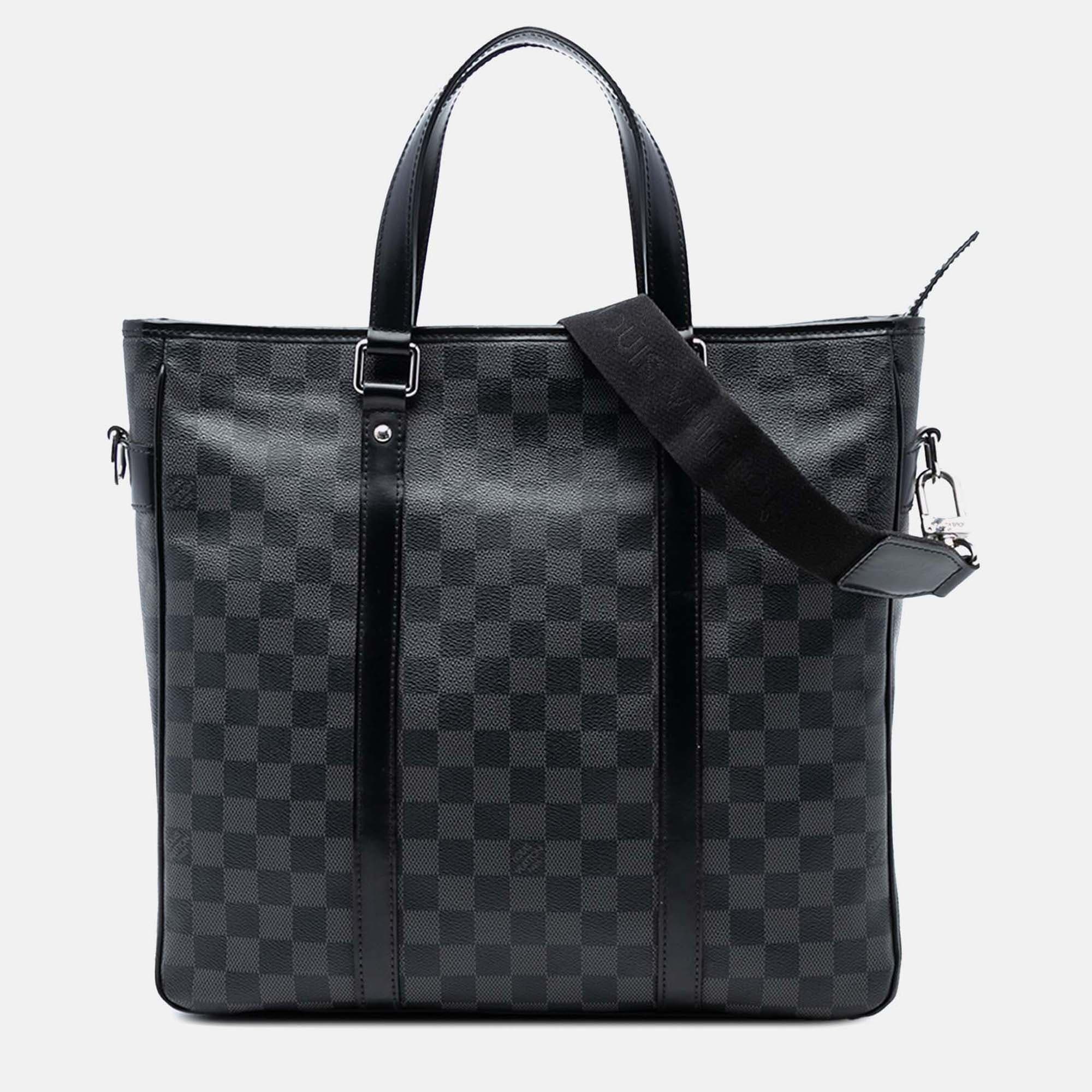 Louis Vuitton Black Damier Graphite Tadao PM