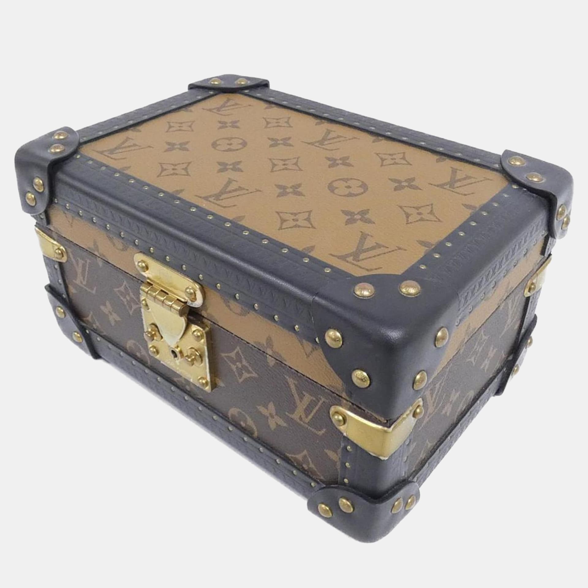 Louis Vuitton Monogram Reverse Coffret Tresor 24Cm Jewelry Case