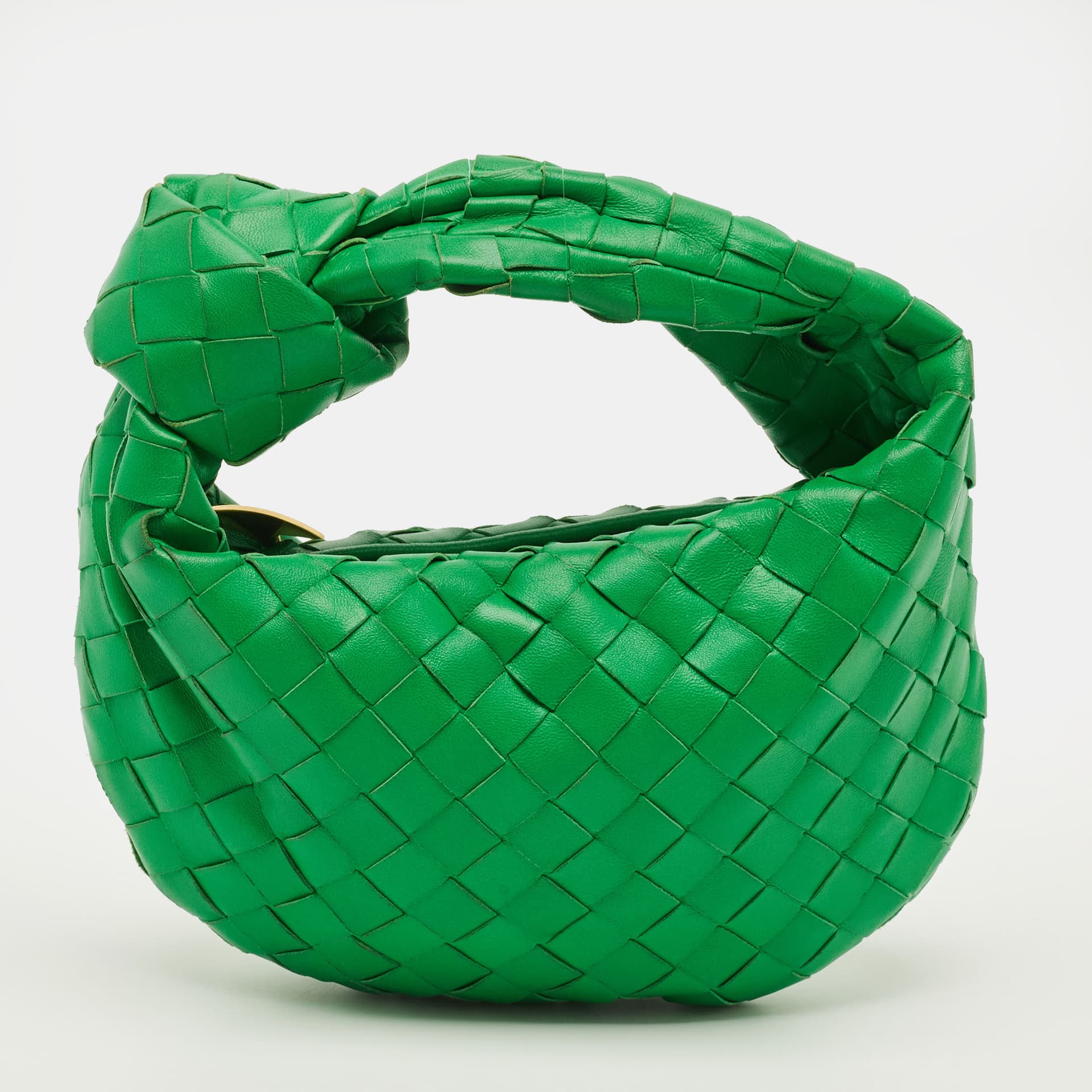Bottega Veneta Jodie Mini Intrecciato Leather Hobo