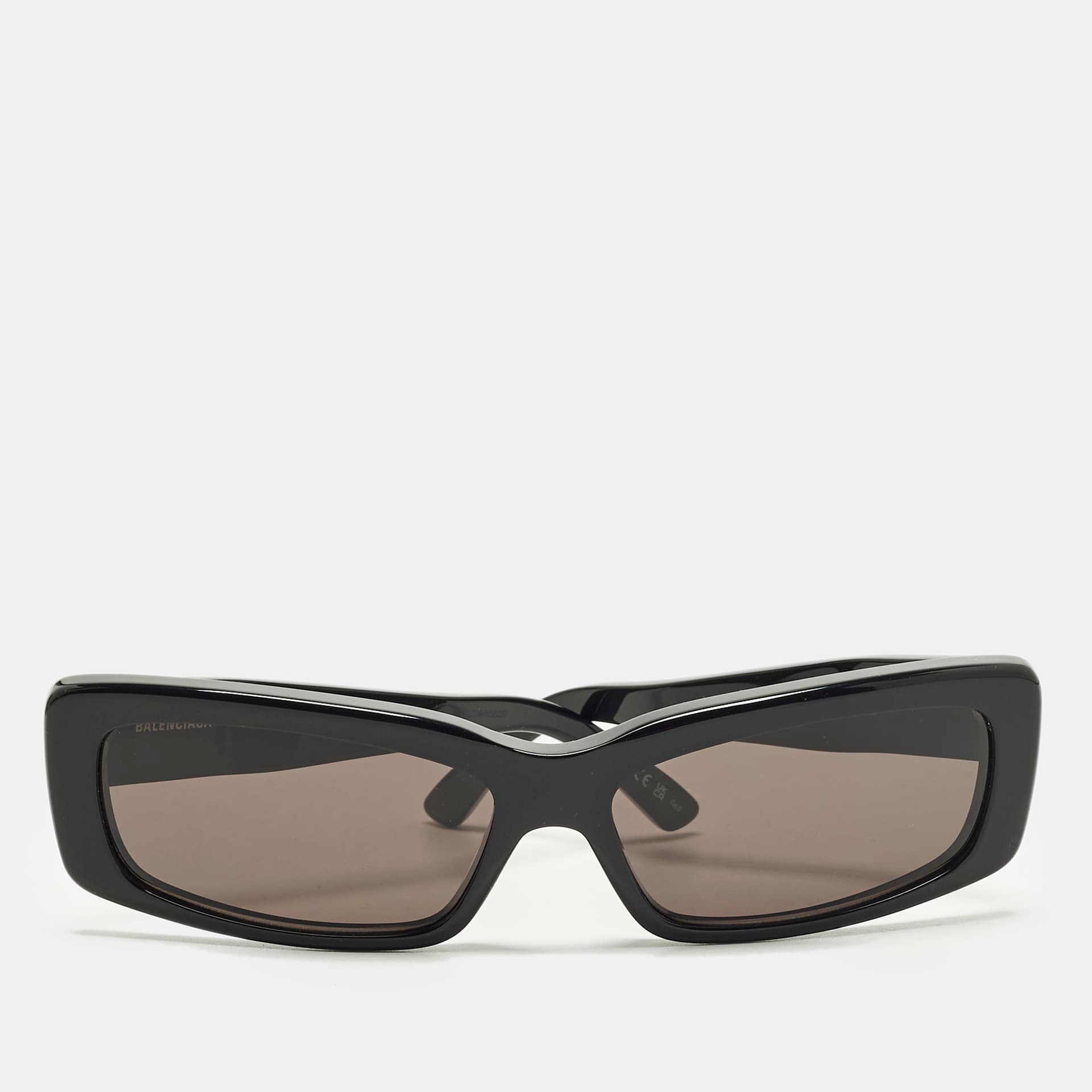 Balenciaga Black BB0286S Rectangle Sunglasses