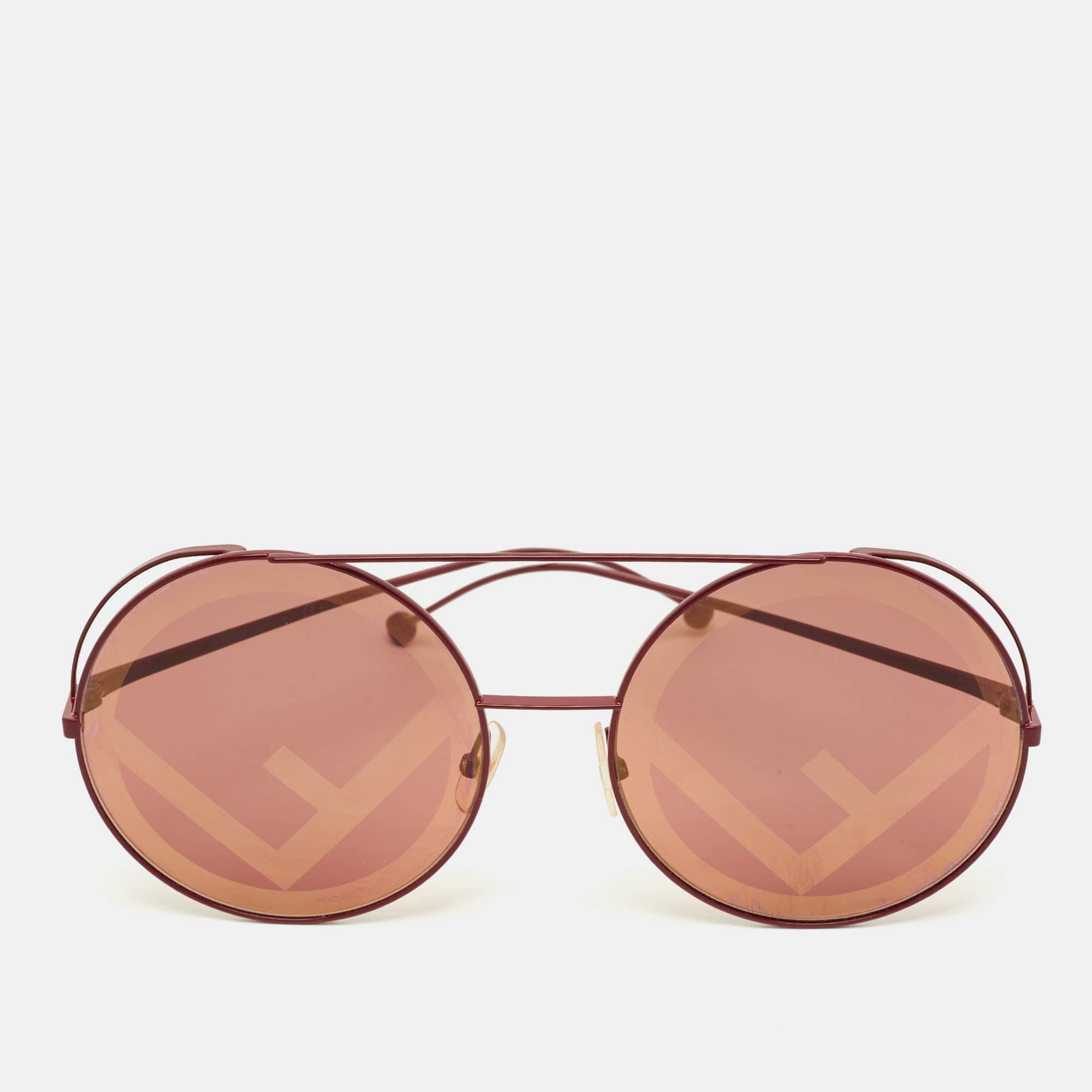 Fendi Red FF 0285/S Round Sunglasses
