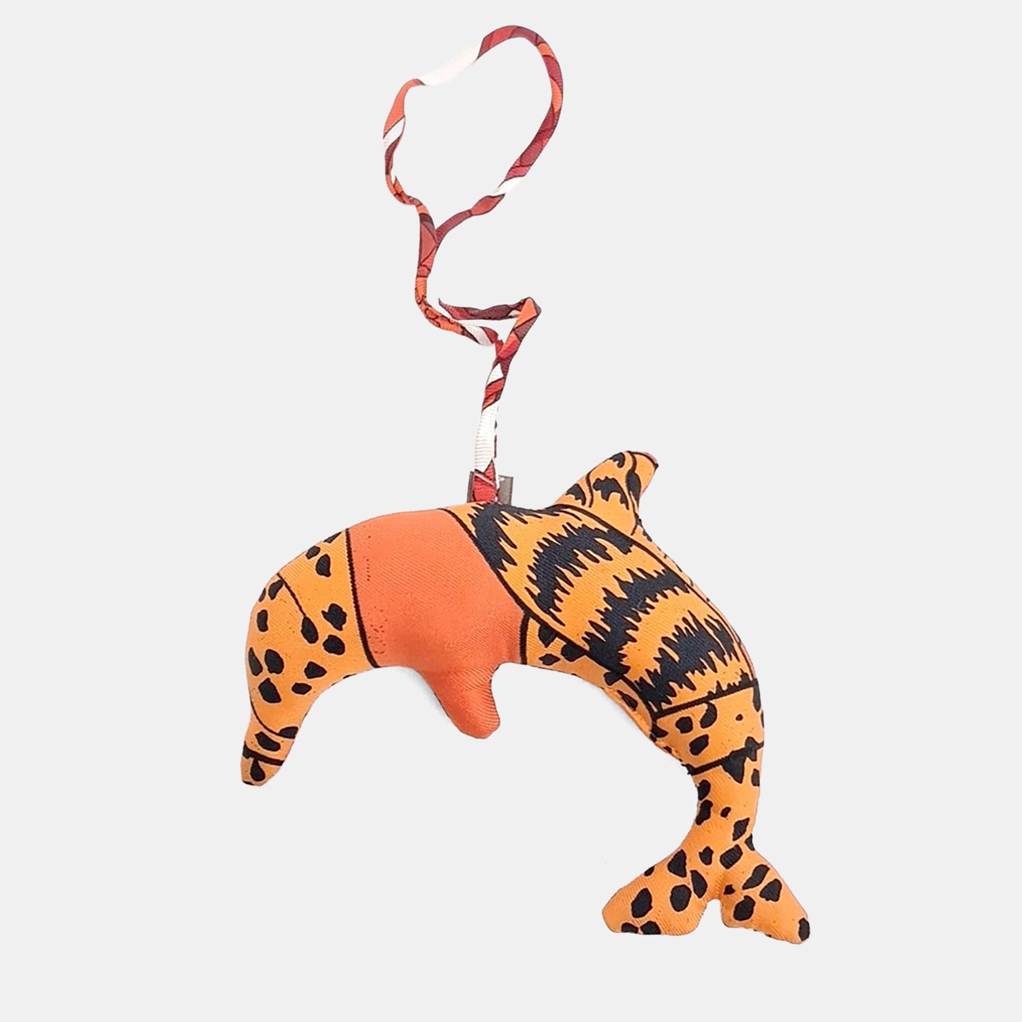 Hermes Petit Hache Silk Bag Charm