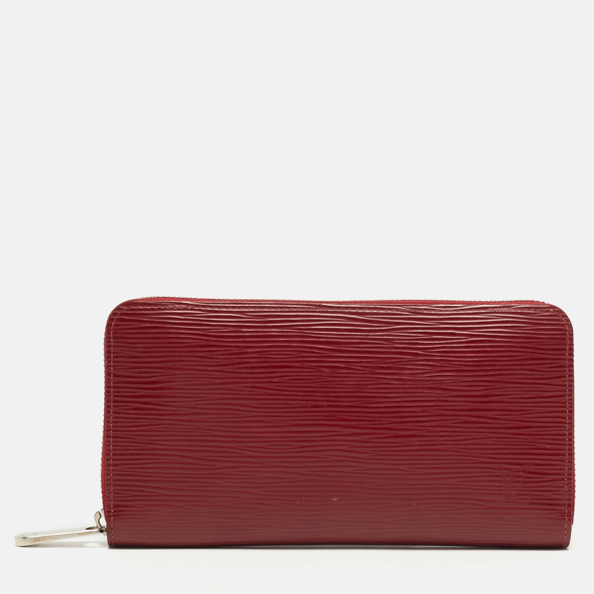 Louis Vuitton Zippy Rouge Pomodoro Epi Leather Wallet
