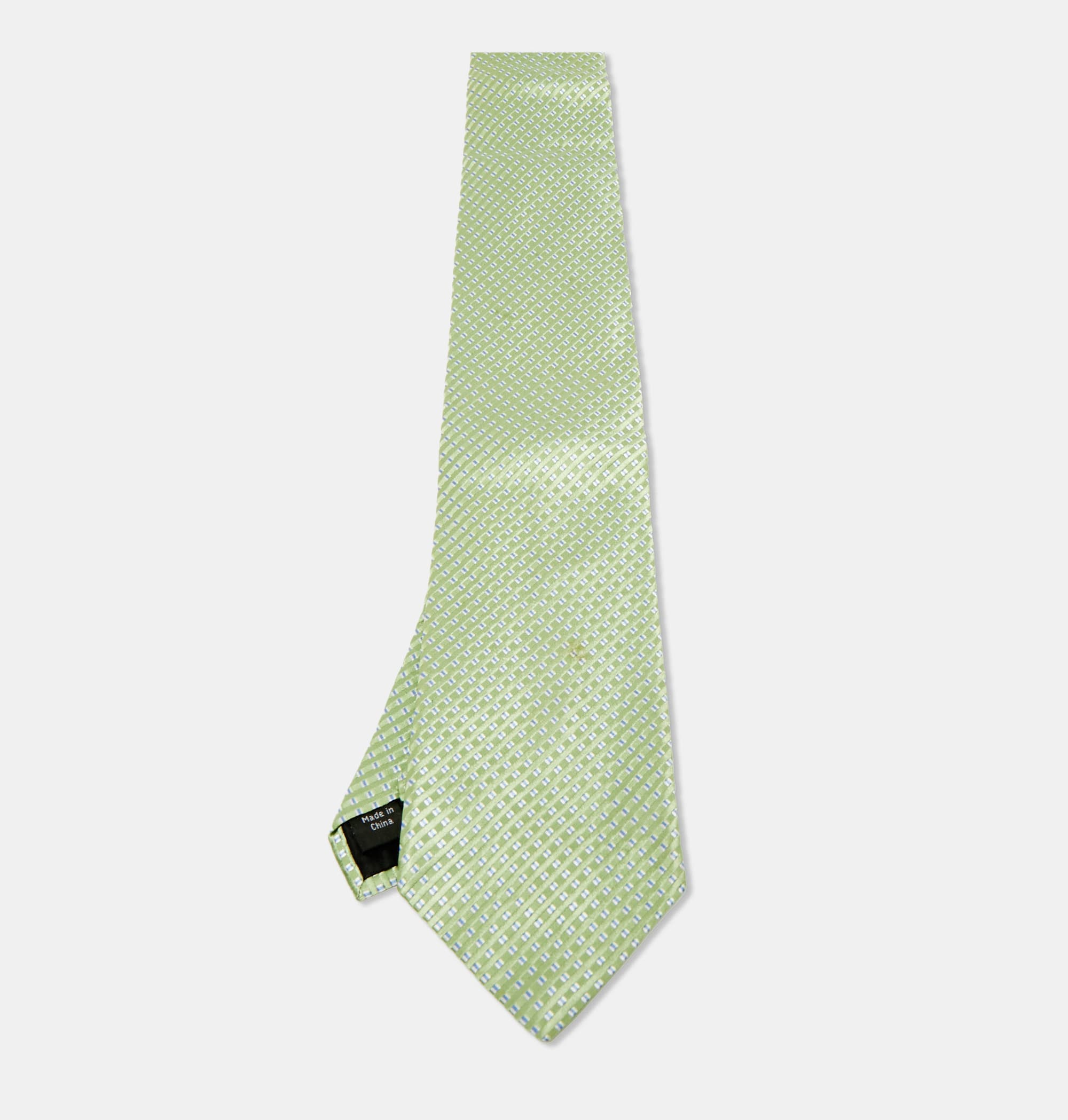 Michael Michael Kors Green Patterned Silk Tie