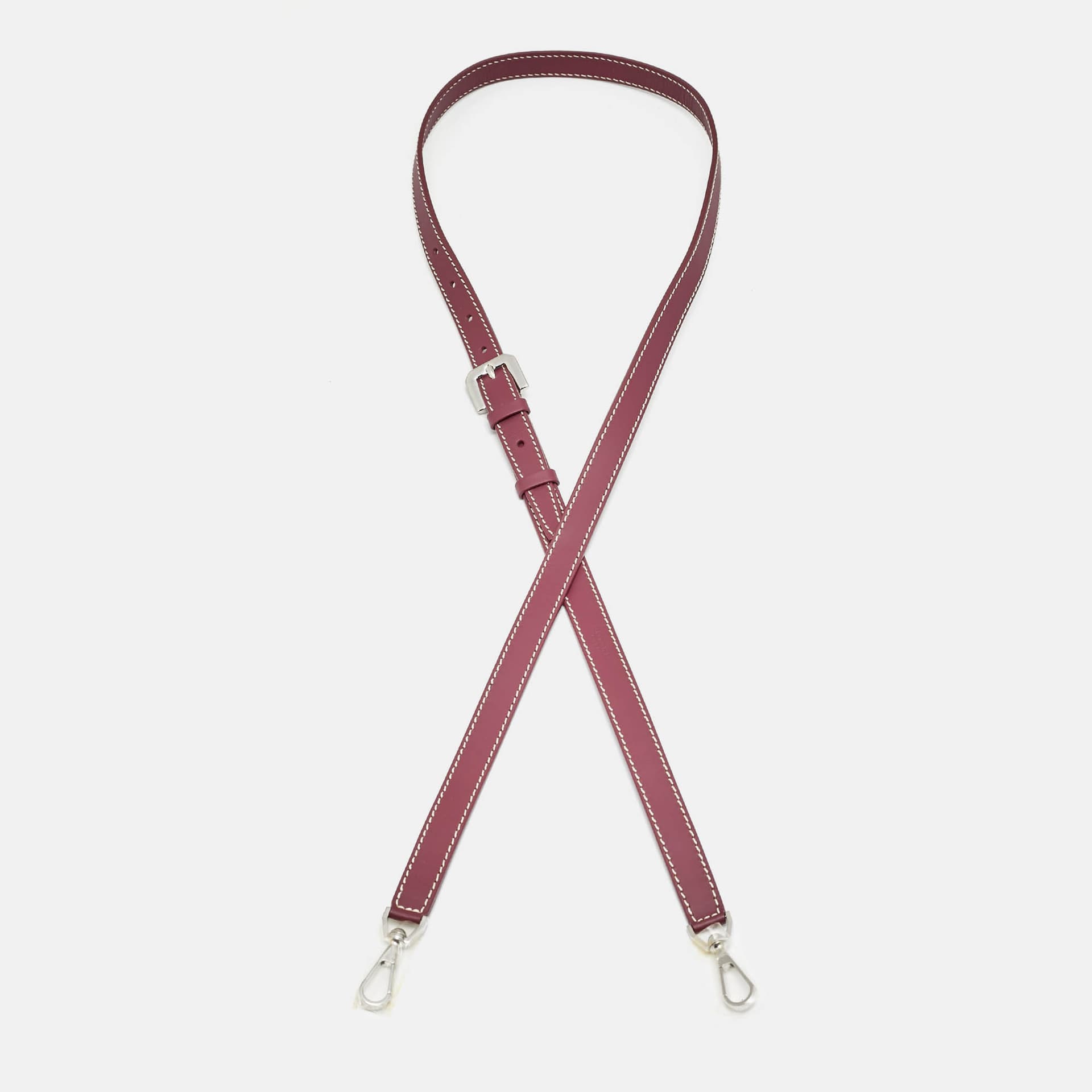 Goyard PM Bag Shoulder Strap Burgundy Leather