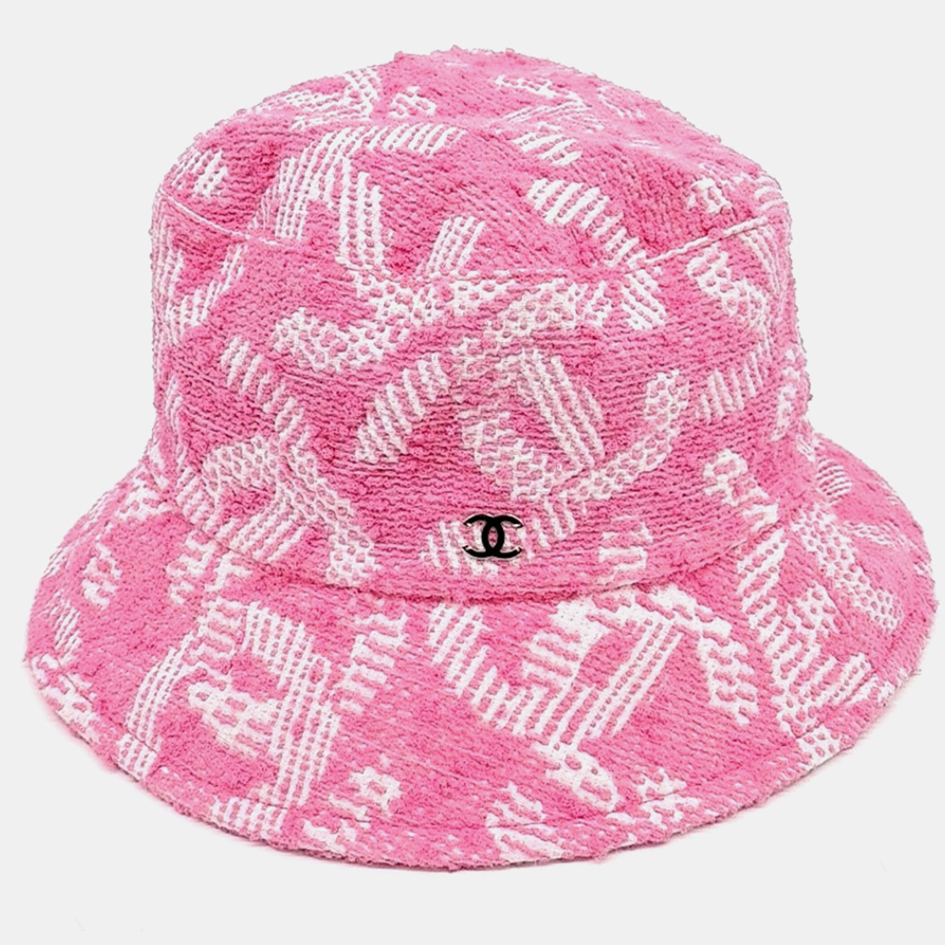 Chanel Multicolor Cotton Polyamide Silk bucket hat