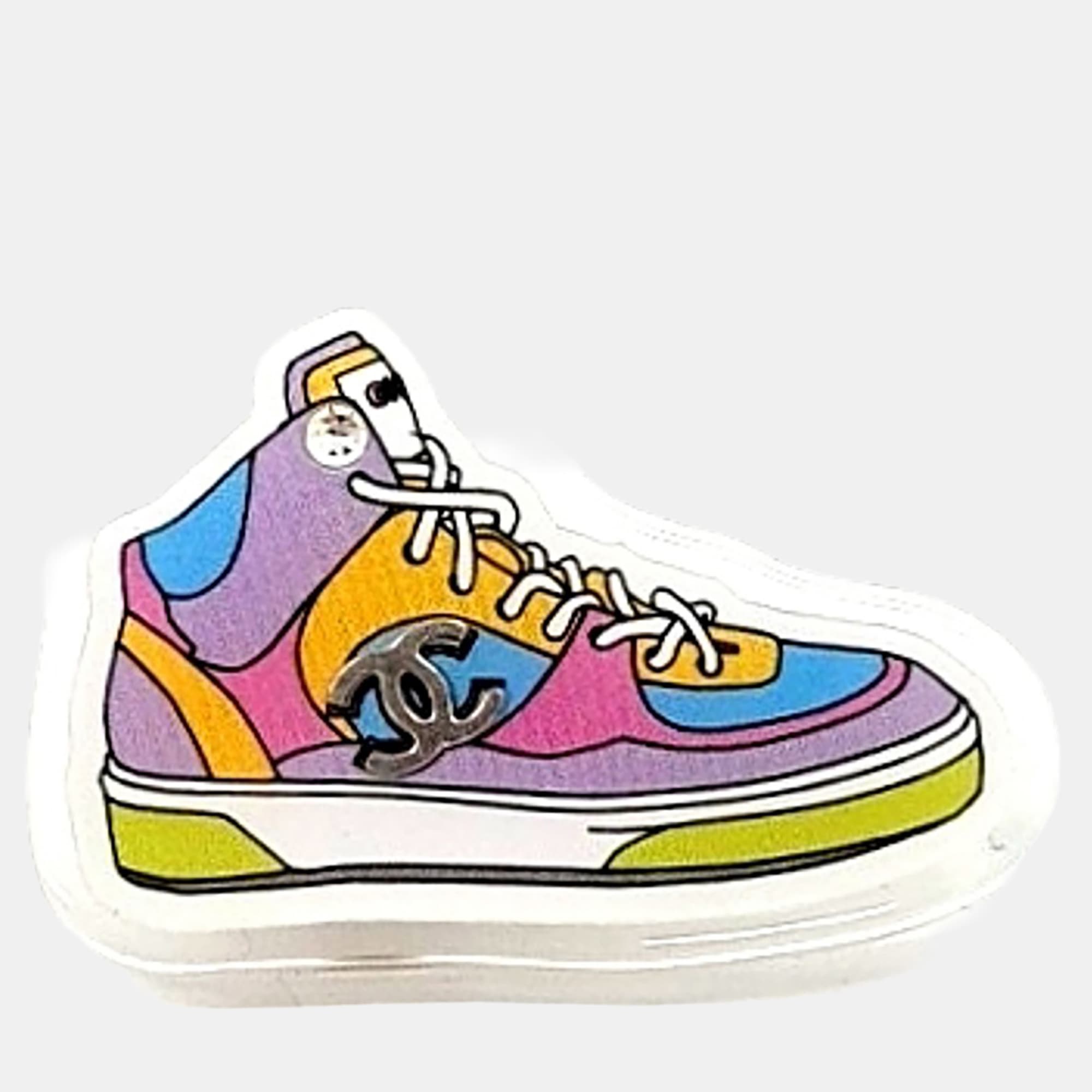 Chanel Multicolor Shoe Brooch